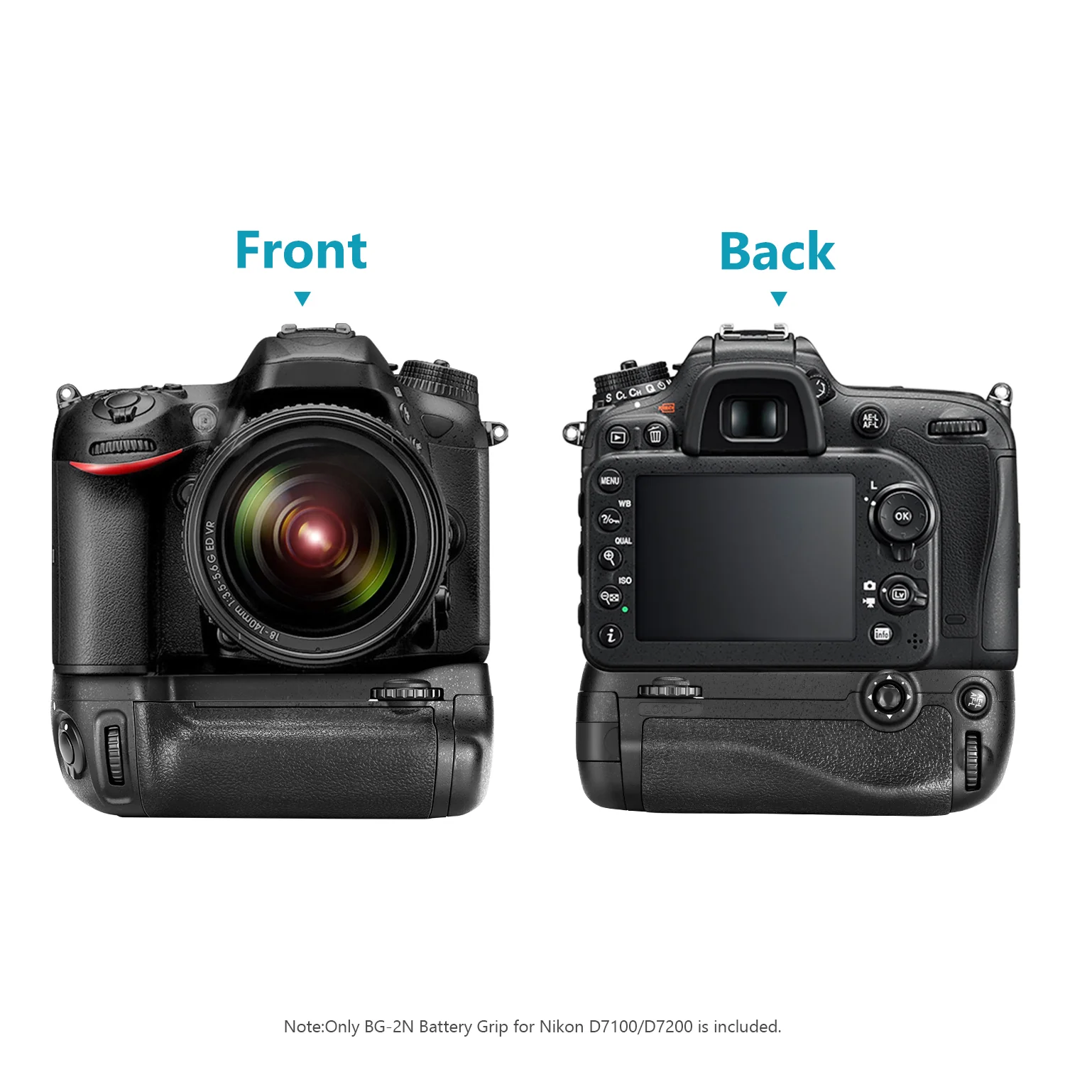 NEEWER MB-D15 Replacement Battery Grip for Nikon D7100 D7200 - Image 7