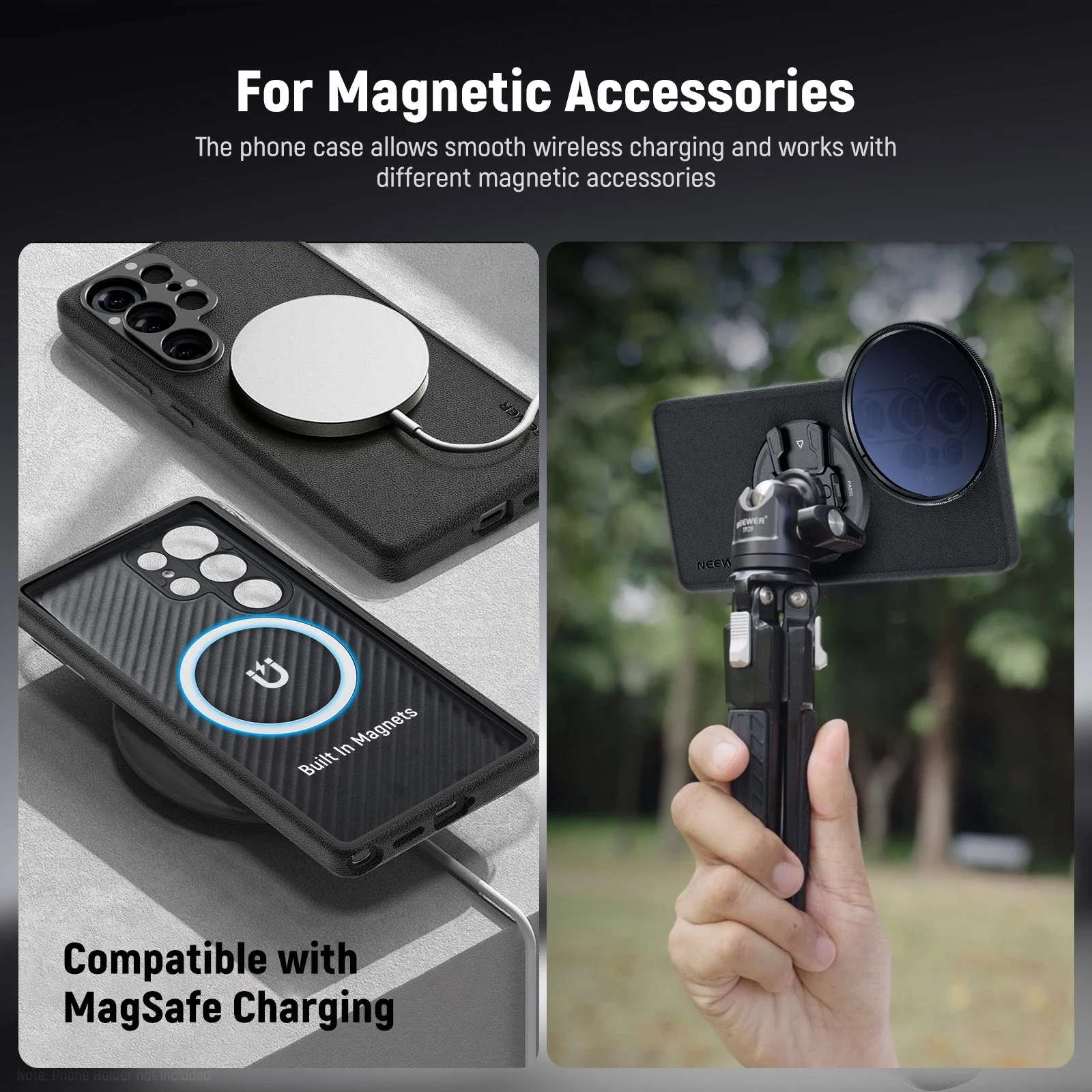 NEEWER PA092 Phone Case for Samsung S25 Ultra with 17mm/67mm Adapters - Image 4