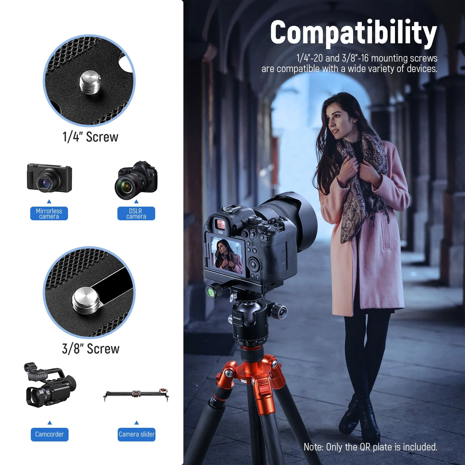 NEEWER QS-120 120mm Quick Release Plate - Image 3