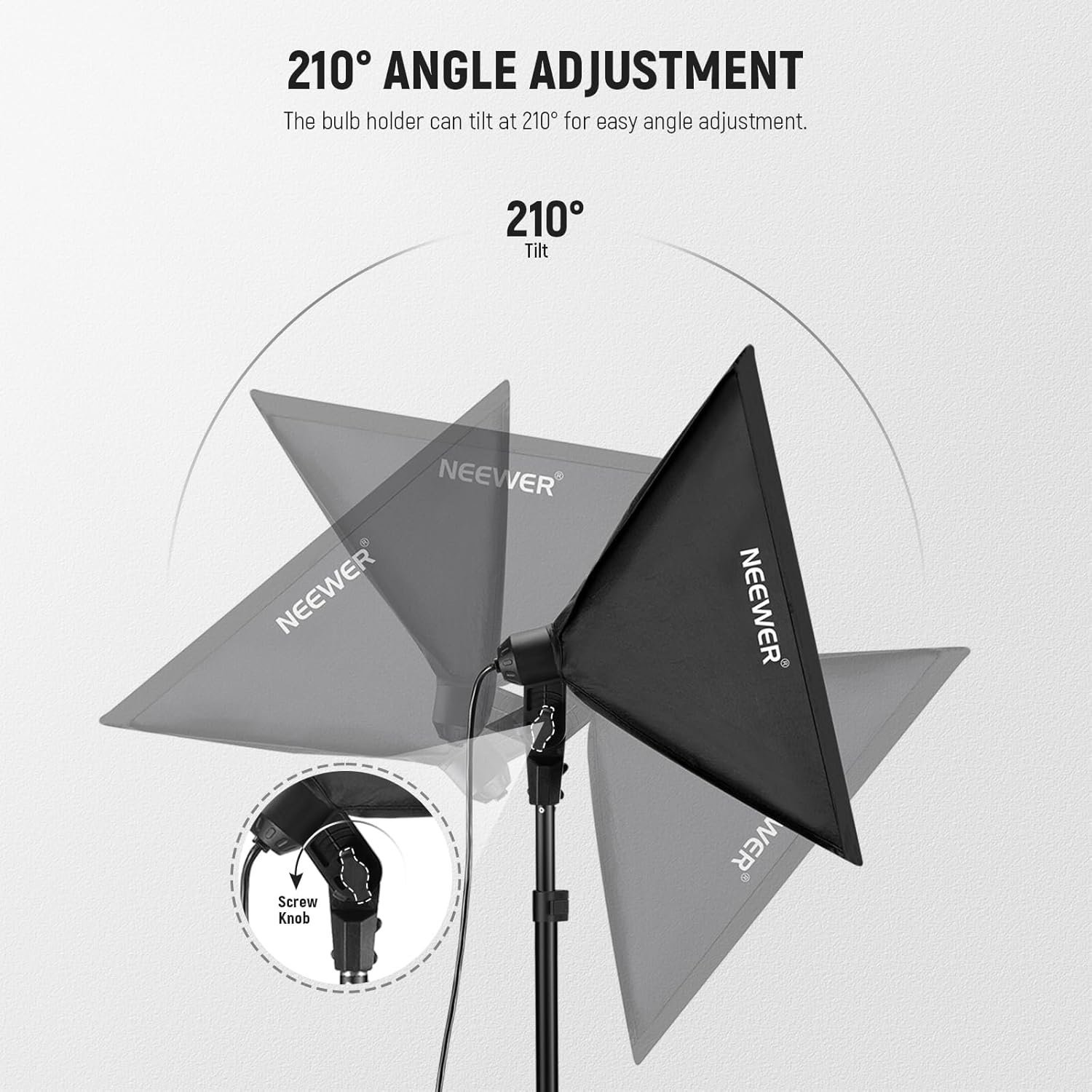 NEEWER NK200 24x24"/60x60cm 700W Softbox Lighting Kit - Image 15