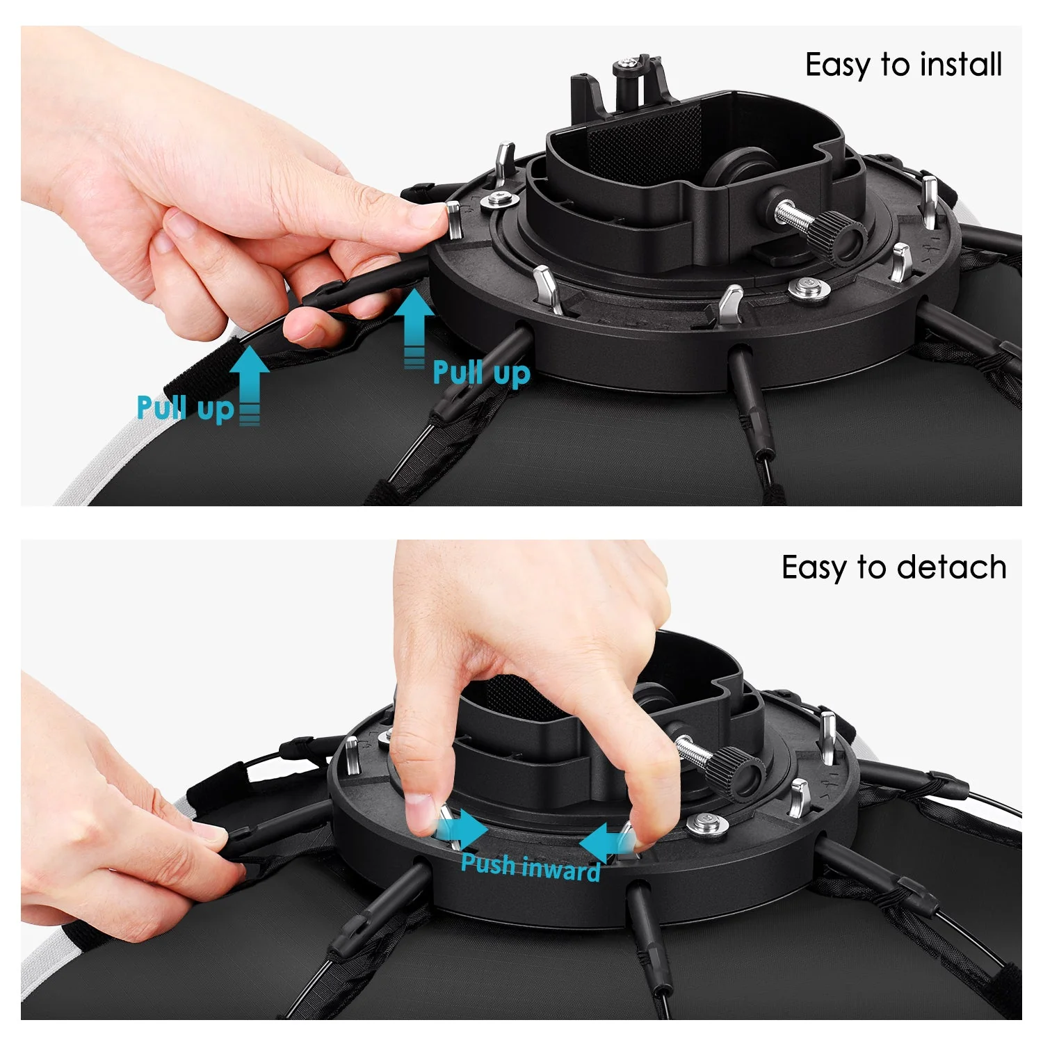 NEEWER SF-RP26 26"/65CM Quick Release Octagonal Softbox with with S-Type Mount - Image 4