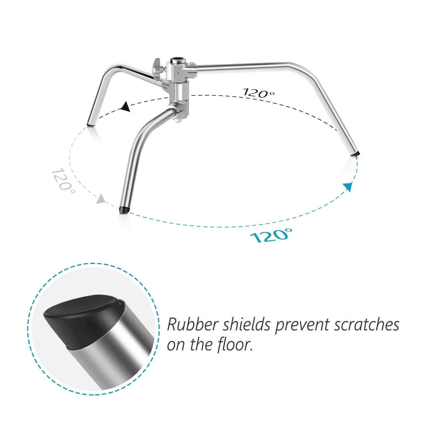 NEEWER 10Ft/3M C-Stand with 4 Ft/1.2M Extension Boom Arm&Bag - Image 5
