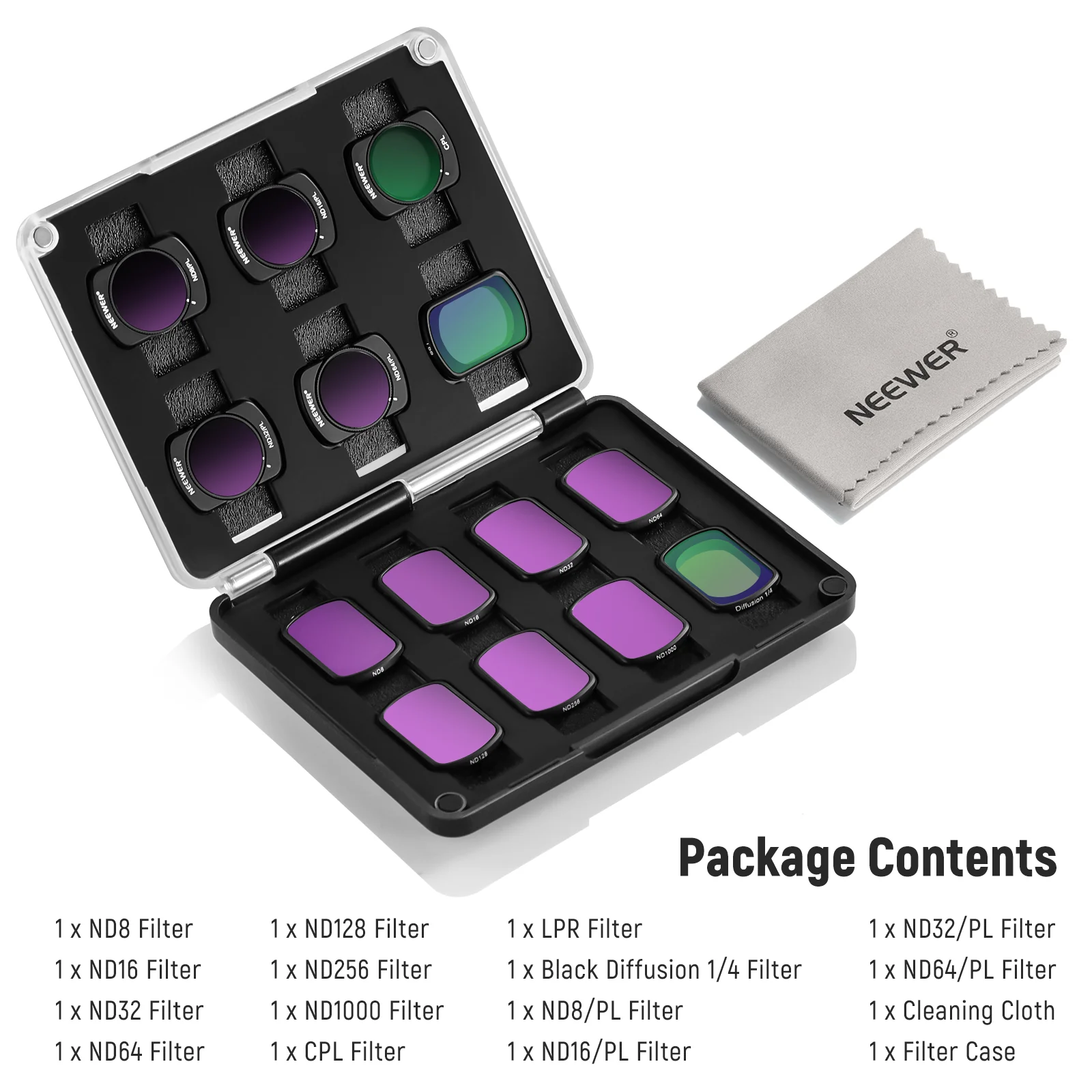 NEEWER 14 Pack Magnetic ND & CPL & Effect Filter Set compatible with DJI OSMO Pocket 3 - Image 7