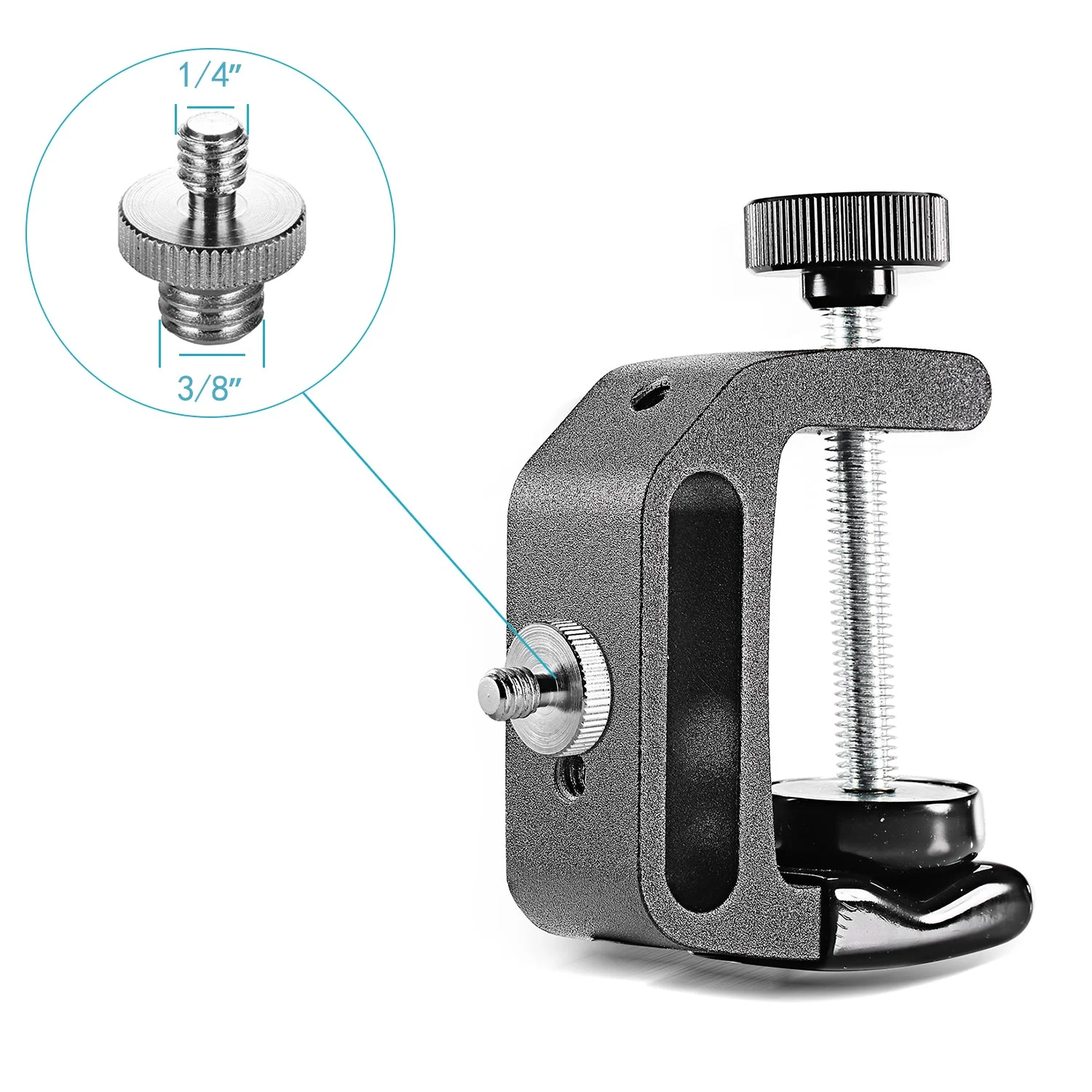 NEEWER 15 Pieces 1/4" 3/8" Metal Threaded Screw Converter - Image 5