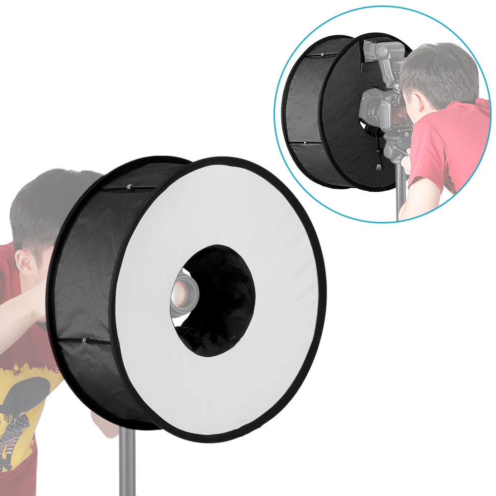 NEEWER 18"/45cm Round Universal Collapsible Magnetic Ring Flash Diffuser Softbox - Image 2