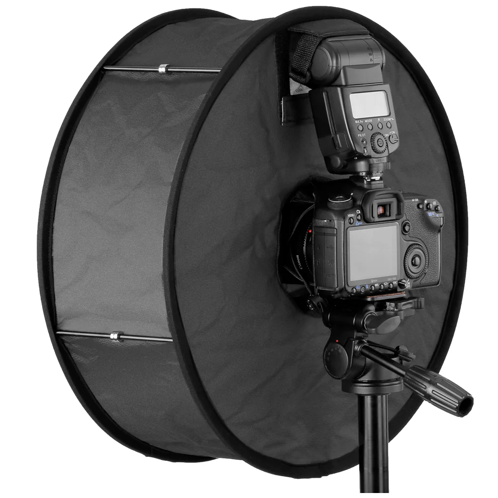 NEEWER 18"/45cm Round Universal Collapsible Magnetic Ring Flash Diffuser Softbox - Image 5