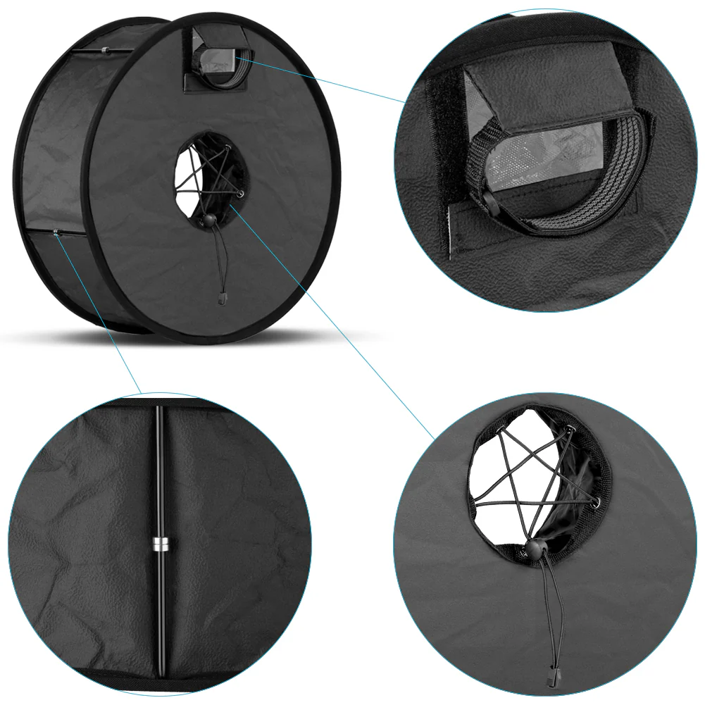 NEEWER 18"/45cm Round Universal Collapsible Magnetic Ring Flash Diffuser Softbox - Image 6