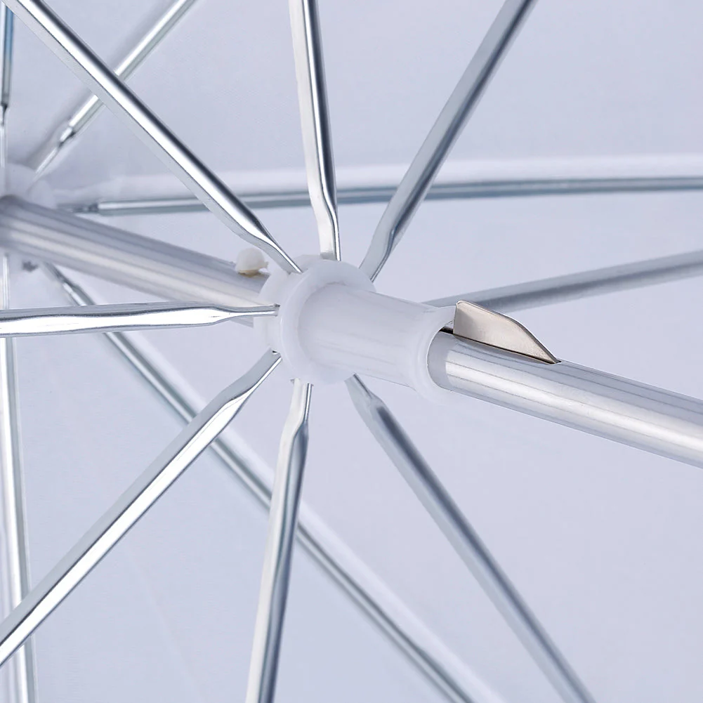 NEEWER 33"/83cm White Translucent Reflector Umbrella - Image 4