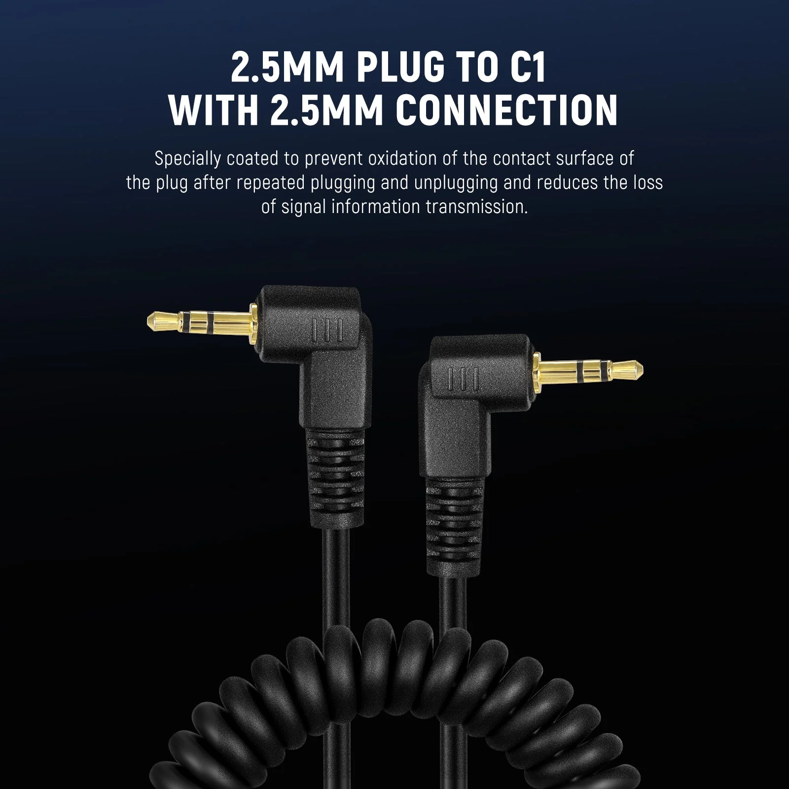 NEEWER 2.5mm to C1 Remote Shutter Release Cable for Canon - Image 4