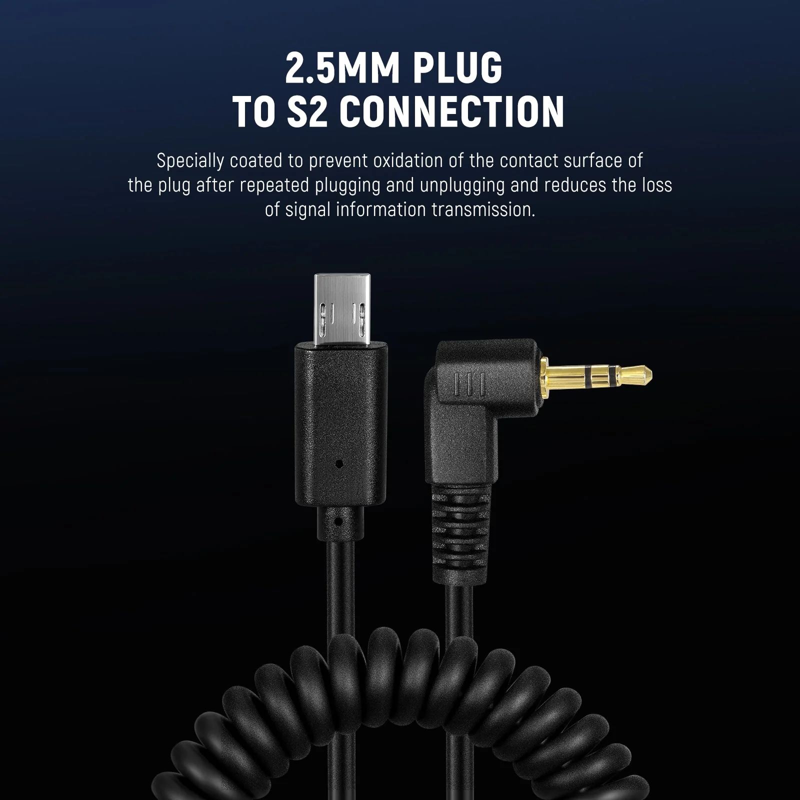 NEEWER 2.5mm to S2 Remote Shutter Release Cable for Sony - Image 4