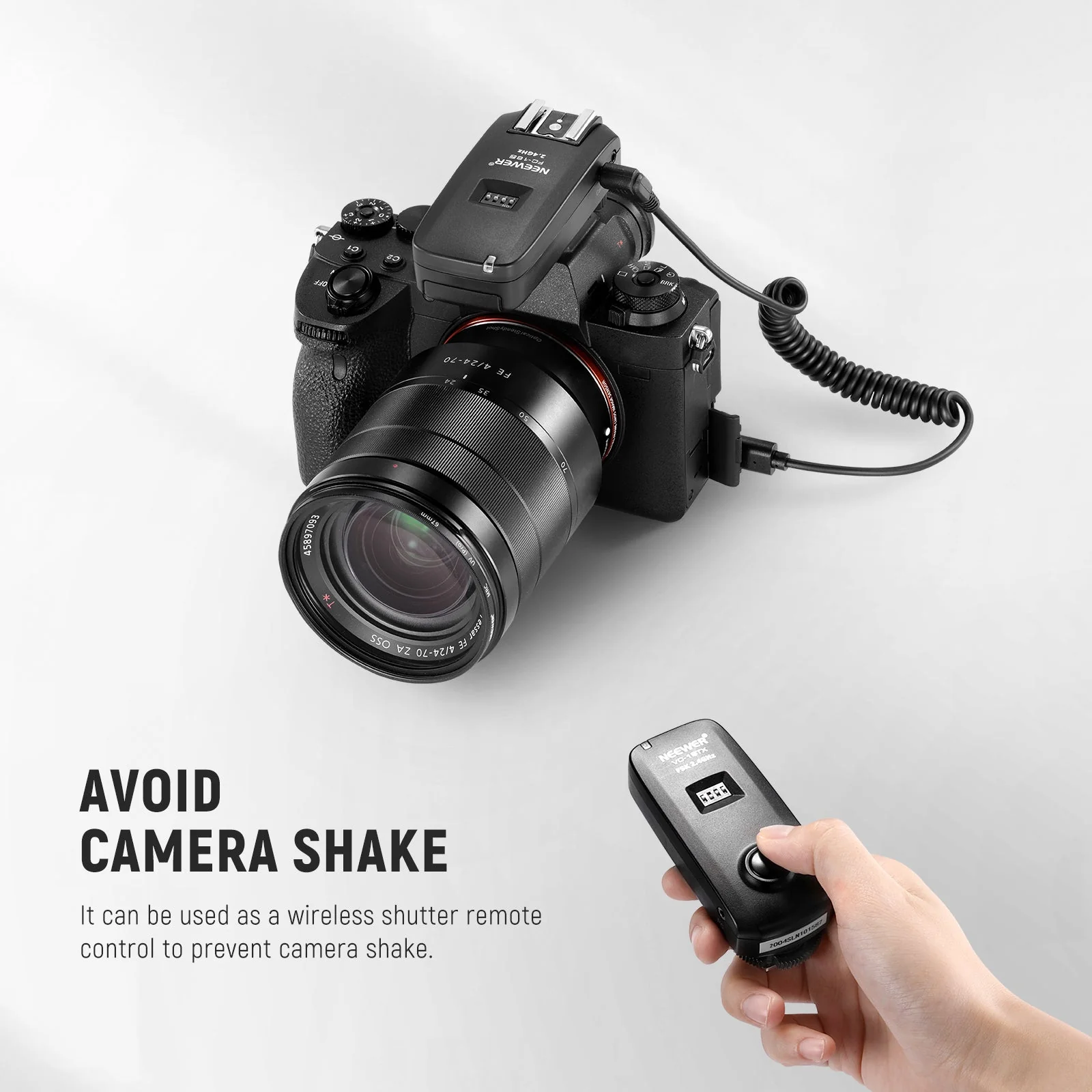 NEEWER 2.5mm to S2 Remote Shutter Release Cable for Sony - Image 6
