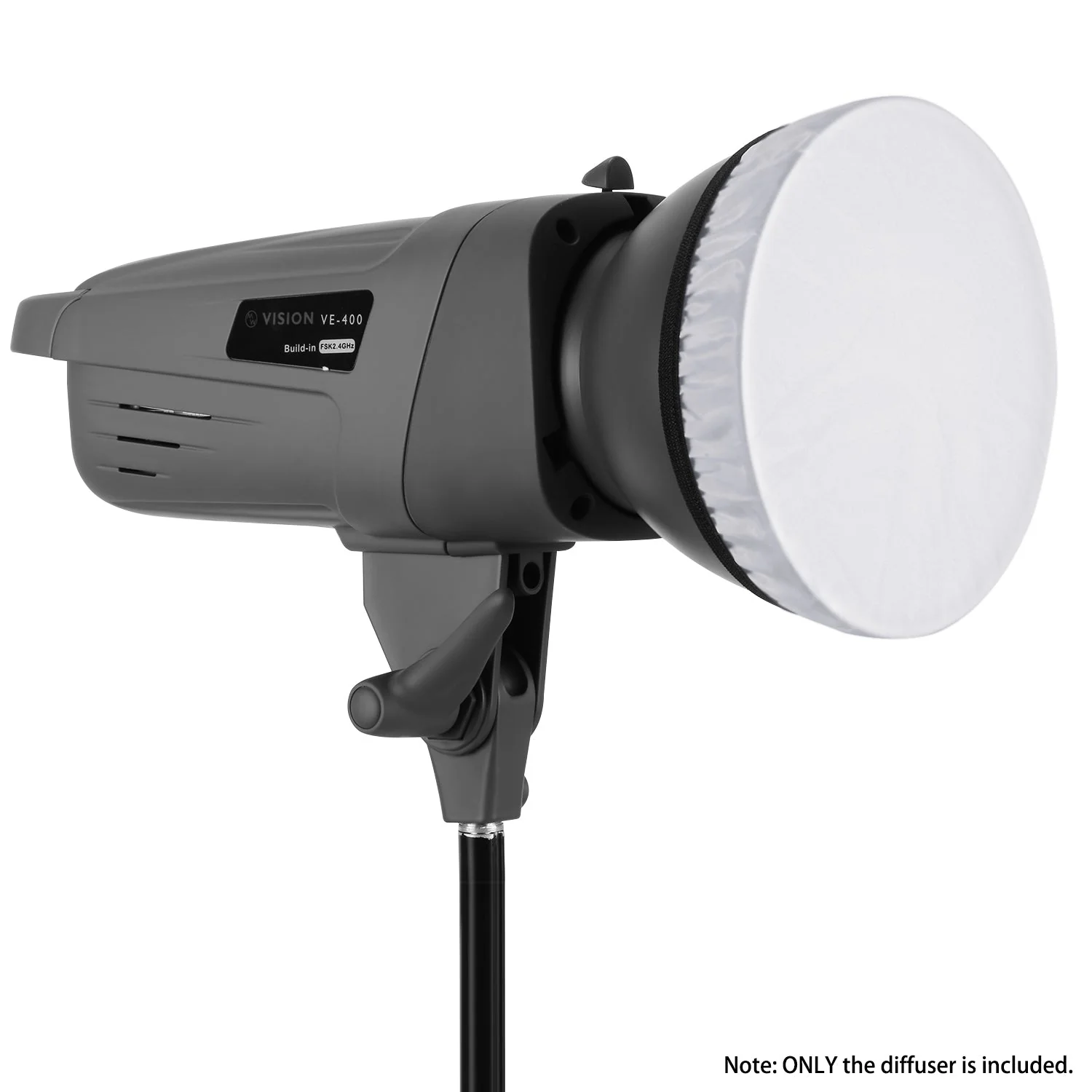 NEEWER 2-Pack 7" / 18CM Soft Diffuser Sock For Strobe Light - Image 4