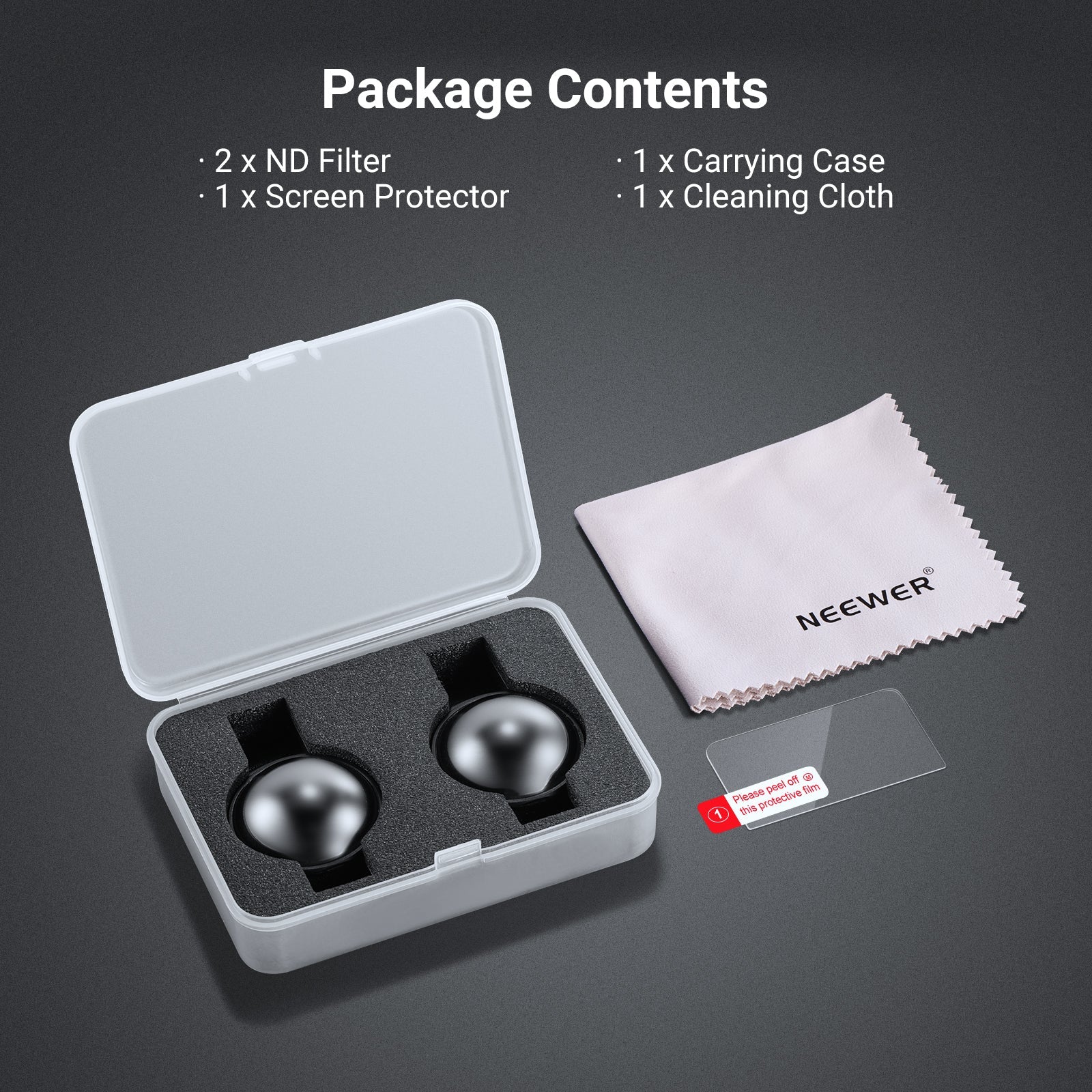 NEEWER 2 Pack ND Filter Set Compatible with DJI Osmo 360 - Image 18