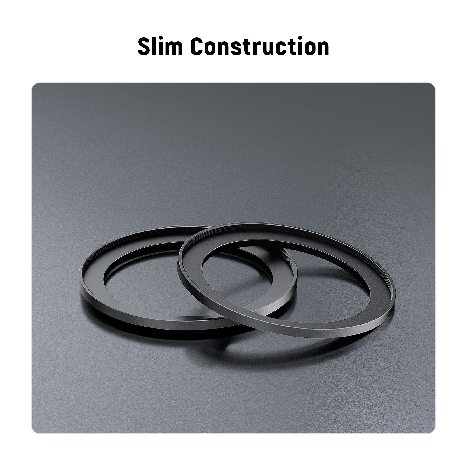 NEEWER 2 Pack Ultra Slim Aluminum Step Up Ring Adapter - Image 4