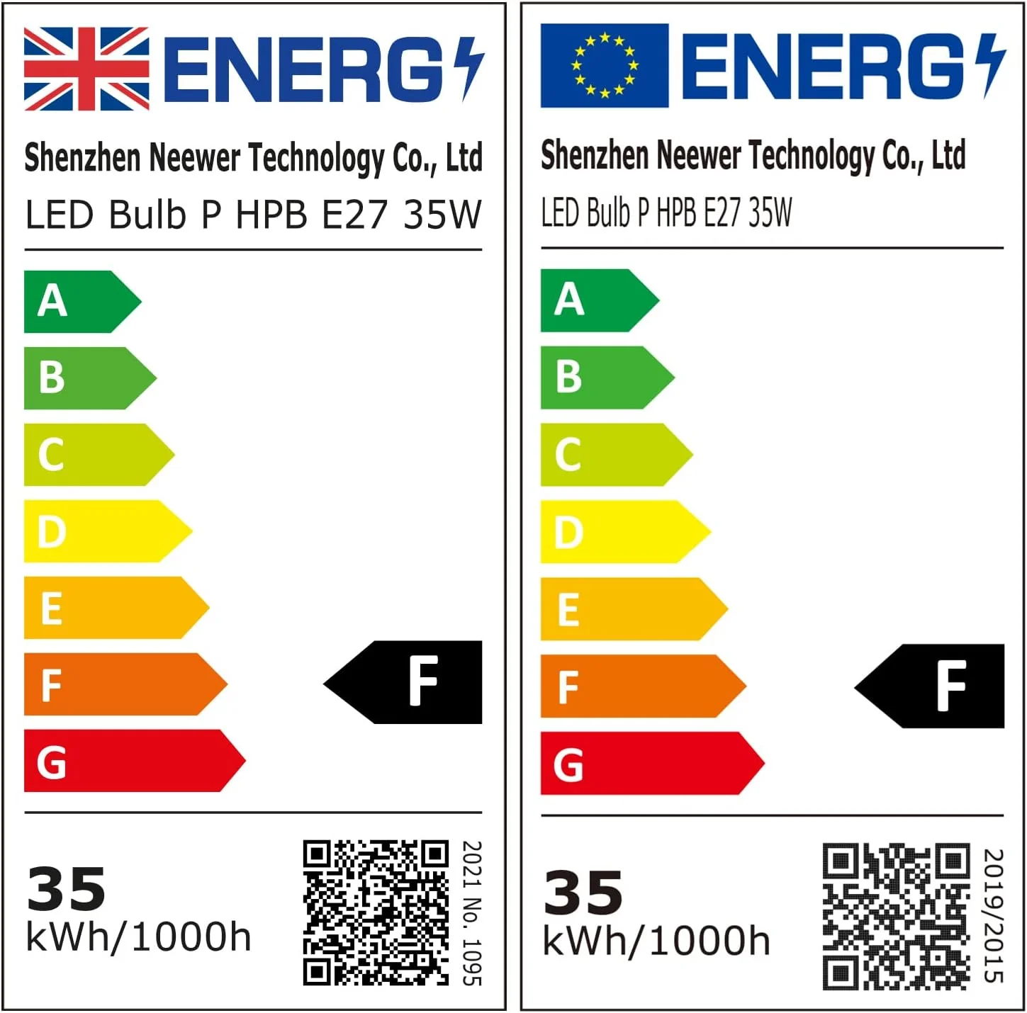 NEEWER 2 Packs E27 35W/24W LED Light Bulbs - Image 9