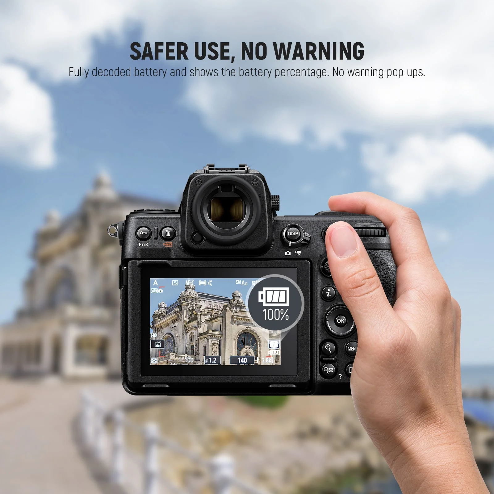 NEEWER 2400mAh EN-EL15c Replacement Camera Battery for Nikon Zf Z8 Z7 II Z6 II Z5 - Image 7