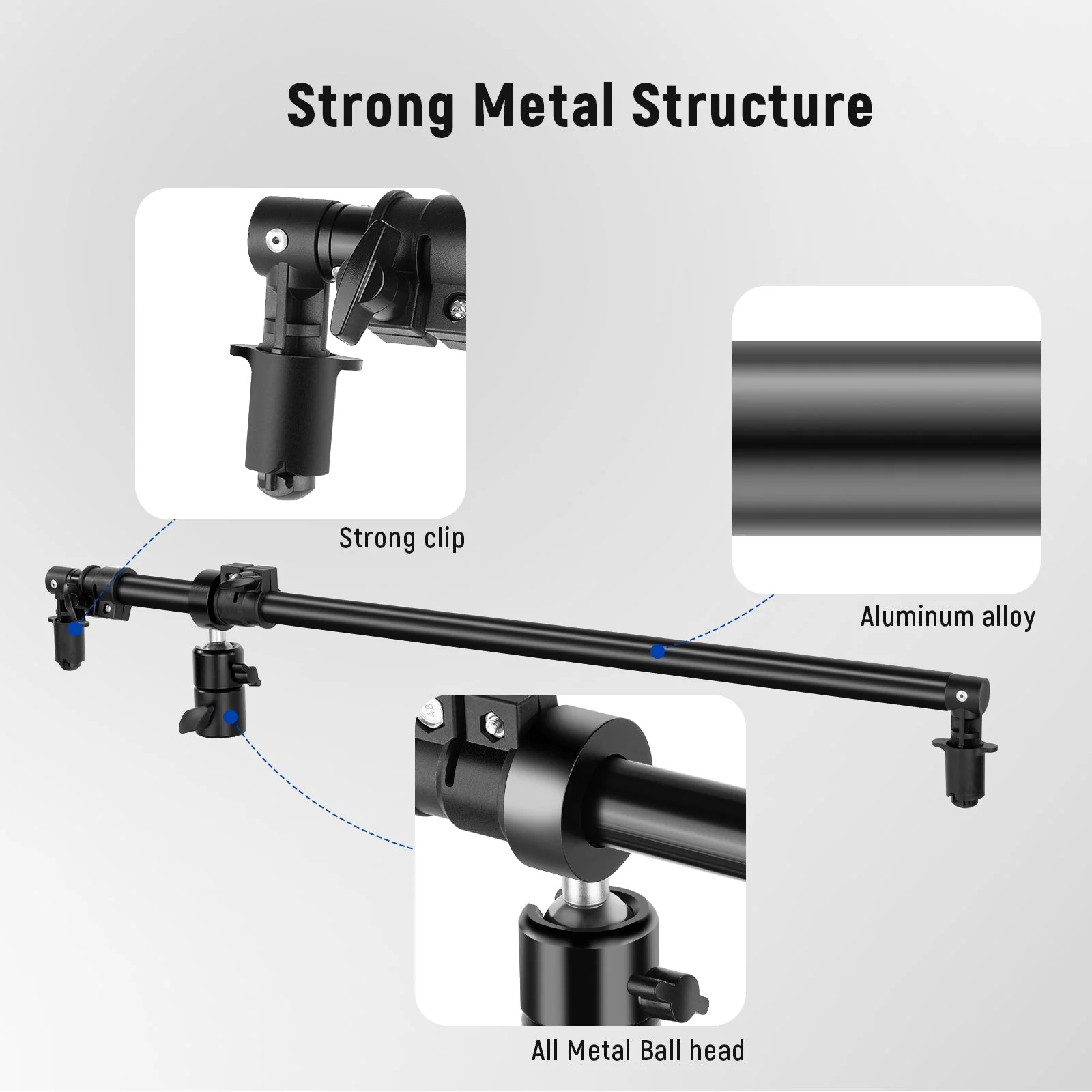 NEEWER 1.2M Extendable Reflector Holder Arm - Image 5