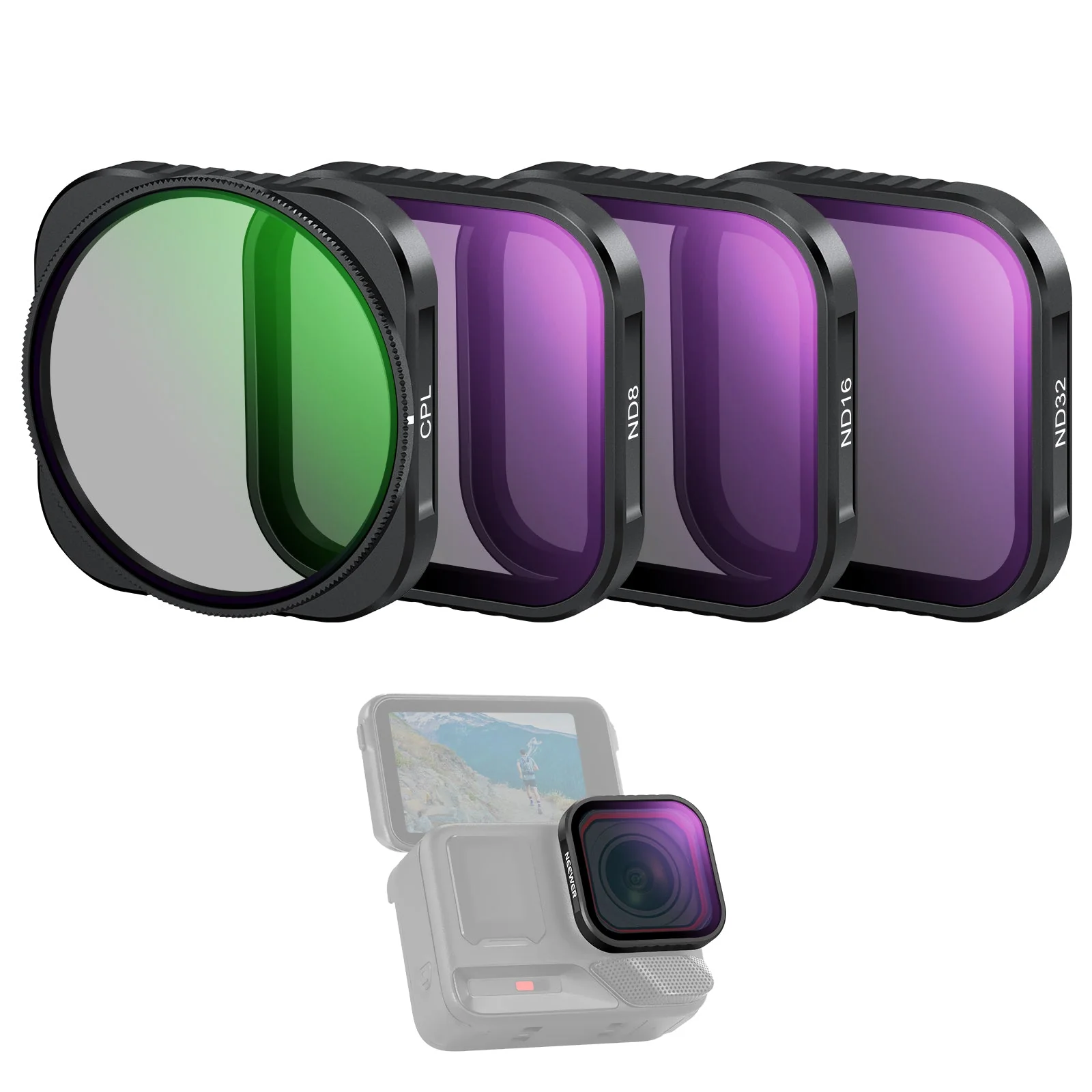 NEEWER FL-C29/FL-C30/FL-C31 4 Pack Filter Set For Insta360 Ace Pro/Ace Pro 2 - Image 10