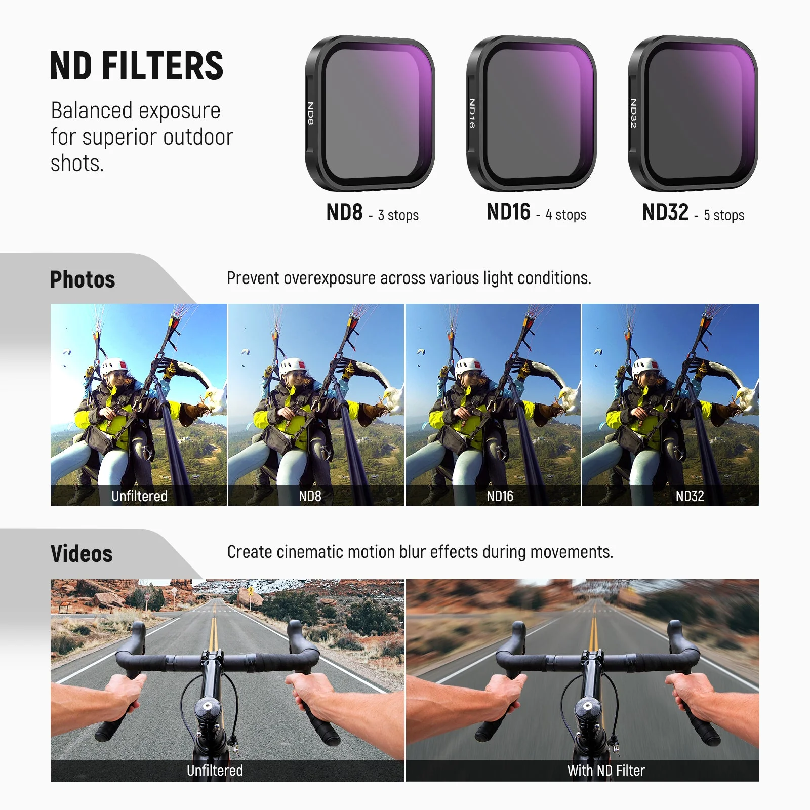NEEWER FL-C29/FL-C30/FL-C31 4 Pack Filter Set For Insta360 Ace Pro/Ace Pro 2 - Image 14
