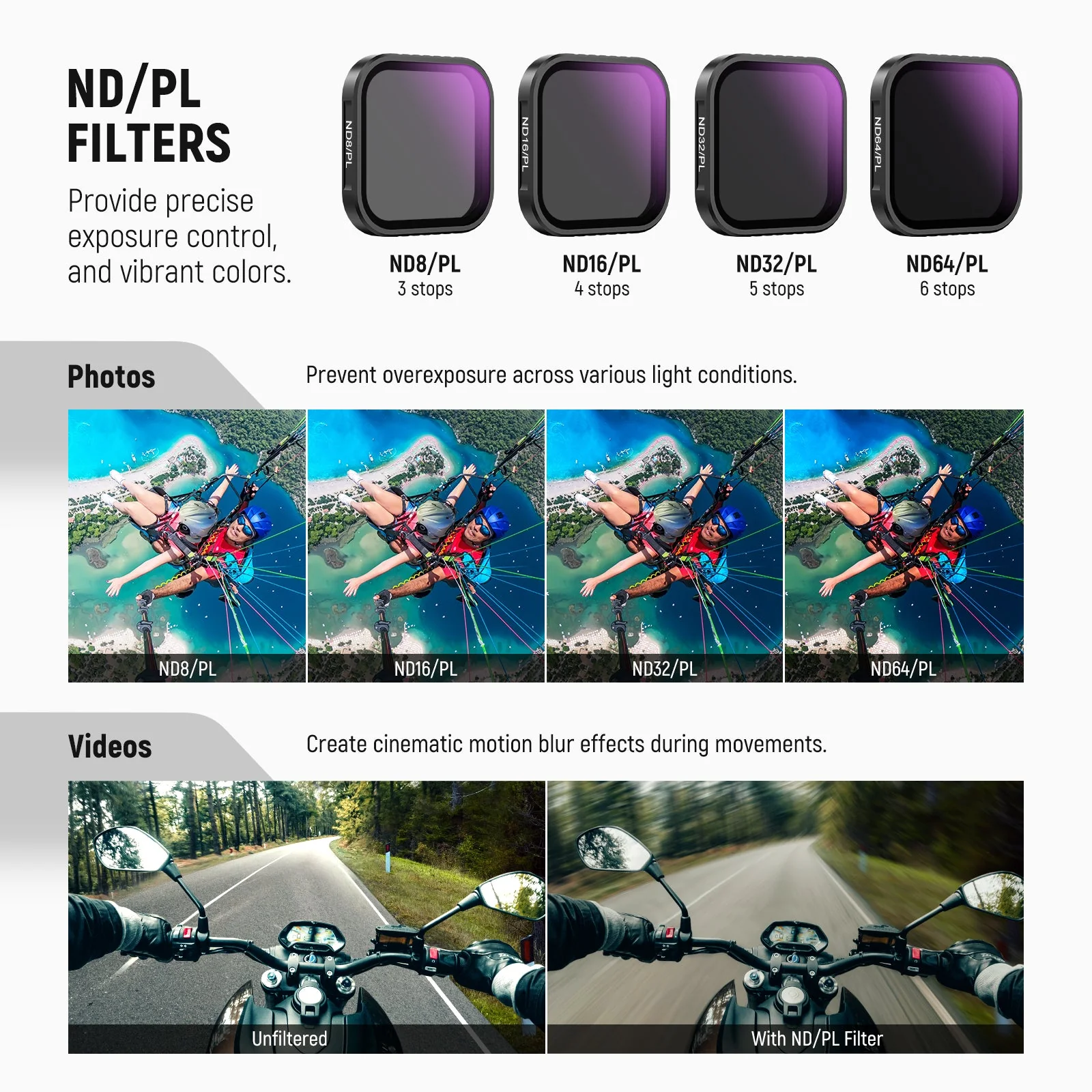 NEEWER FL-C29/FL-C30/FL-C31 4 Pack Filter Set For Insta360 Ace Pro/Ace Pro 2 - Image 26