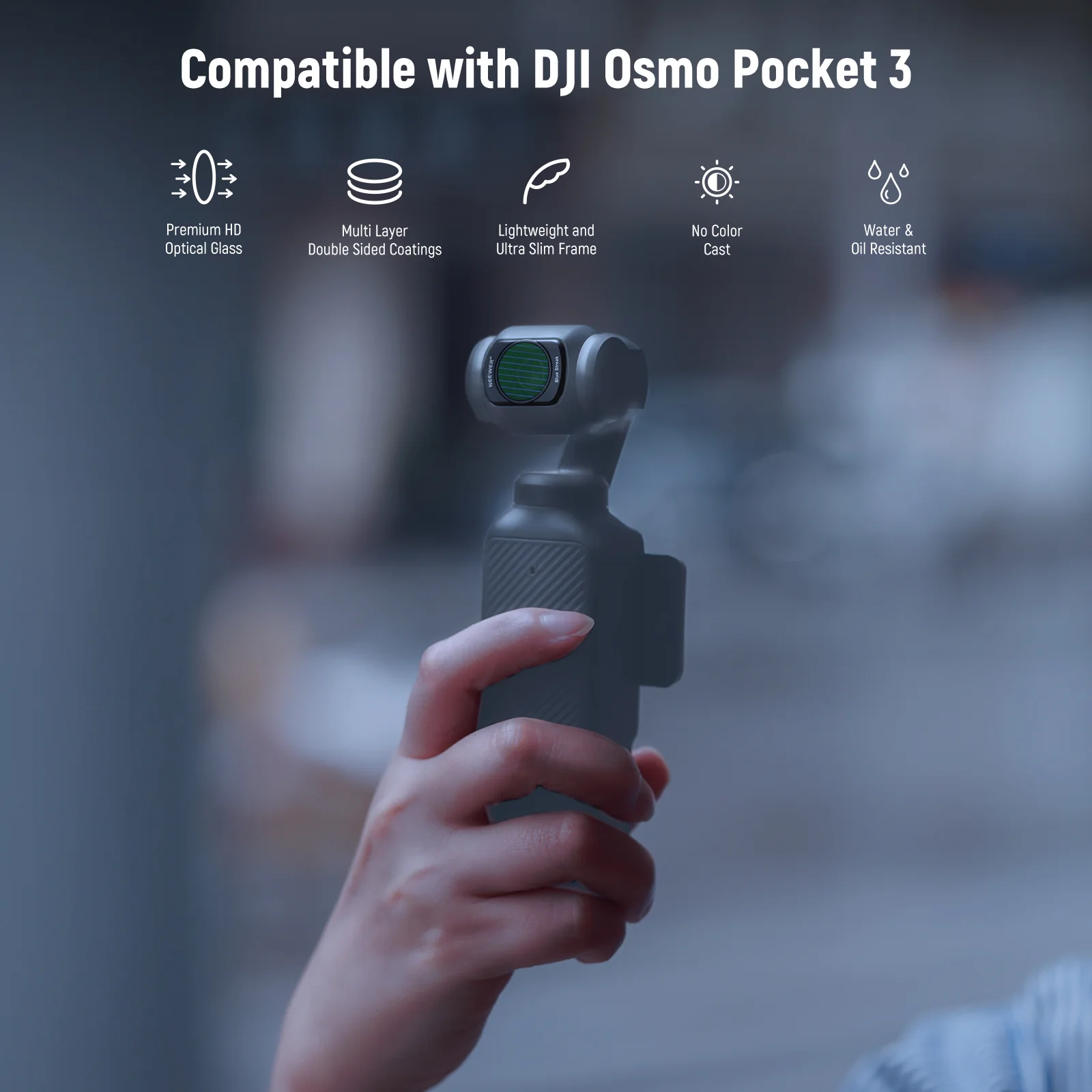 NEEWER 4 Pack Magnetic Effect Filter Set for DJI OSMO Pocket 3 / Pocket 4 - Image 2