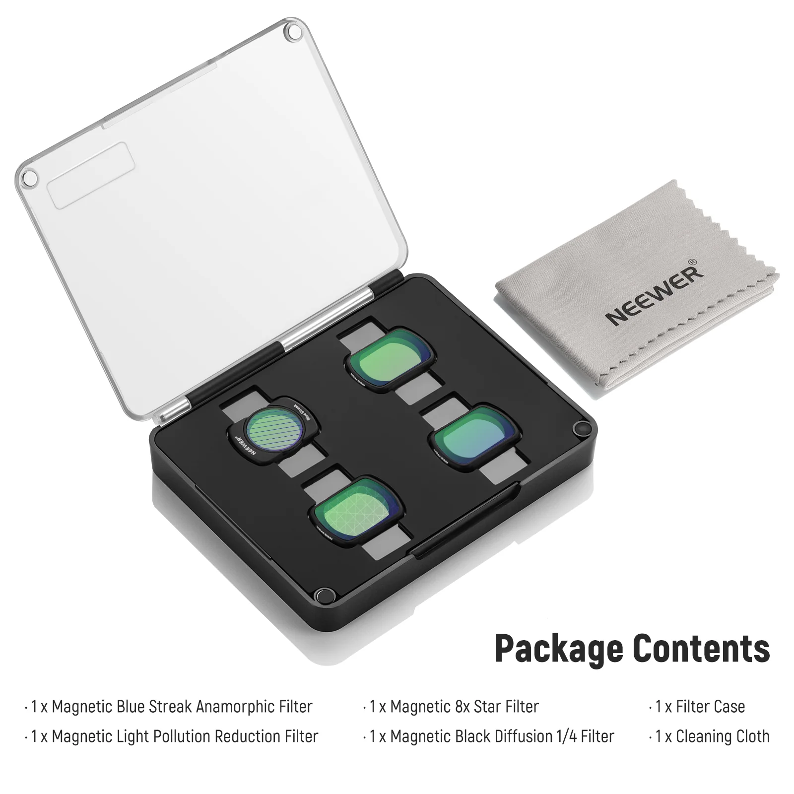 NEEWER 4 Pack Magnetic Effect Filter Set for DJI OSMO Pocket 3 / Pocket 4 - Image 9
