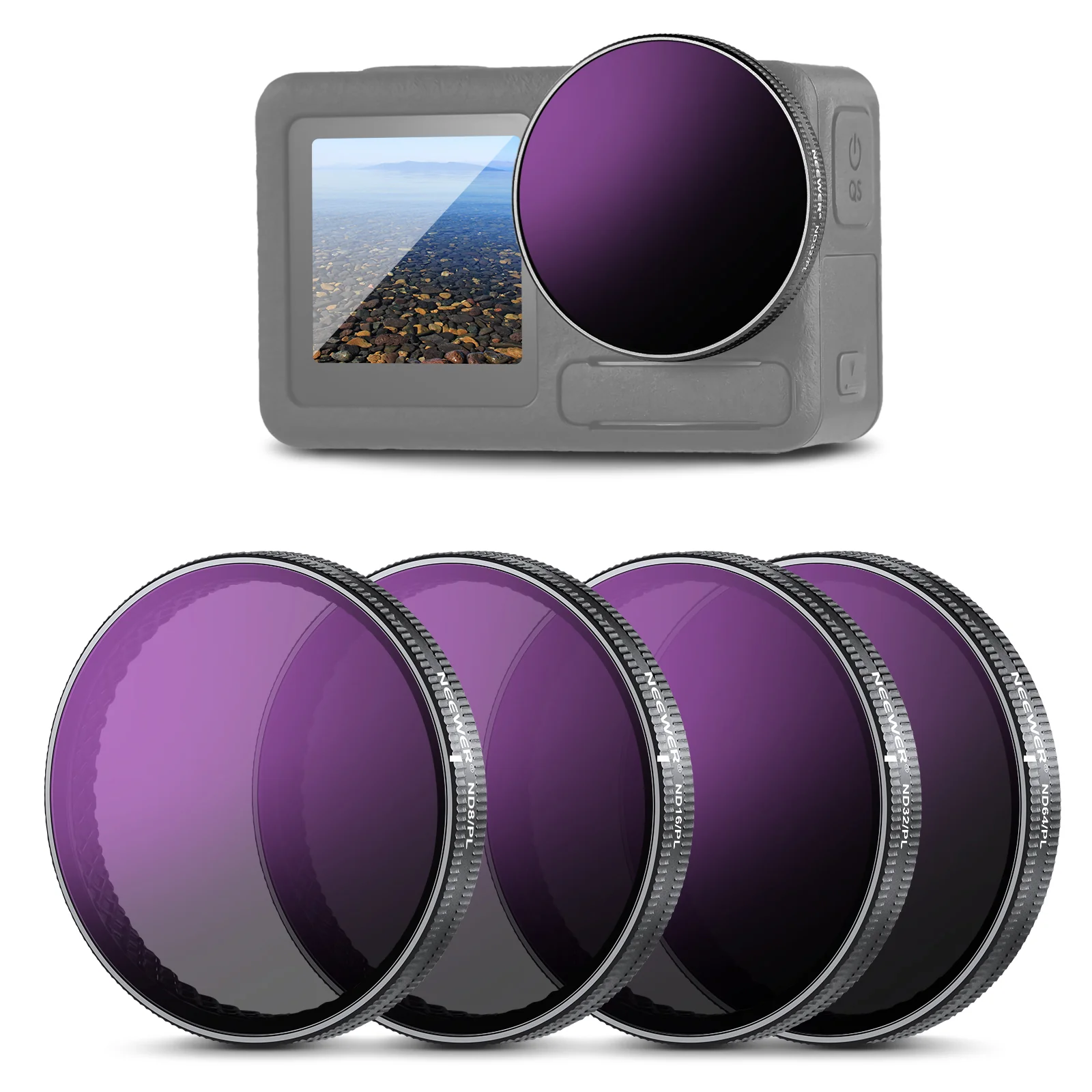 NEEWER ND&CPL ND/PL Filter Set for Action 3/4/5 Pro - Image 2