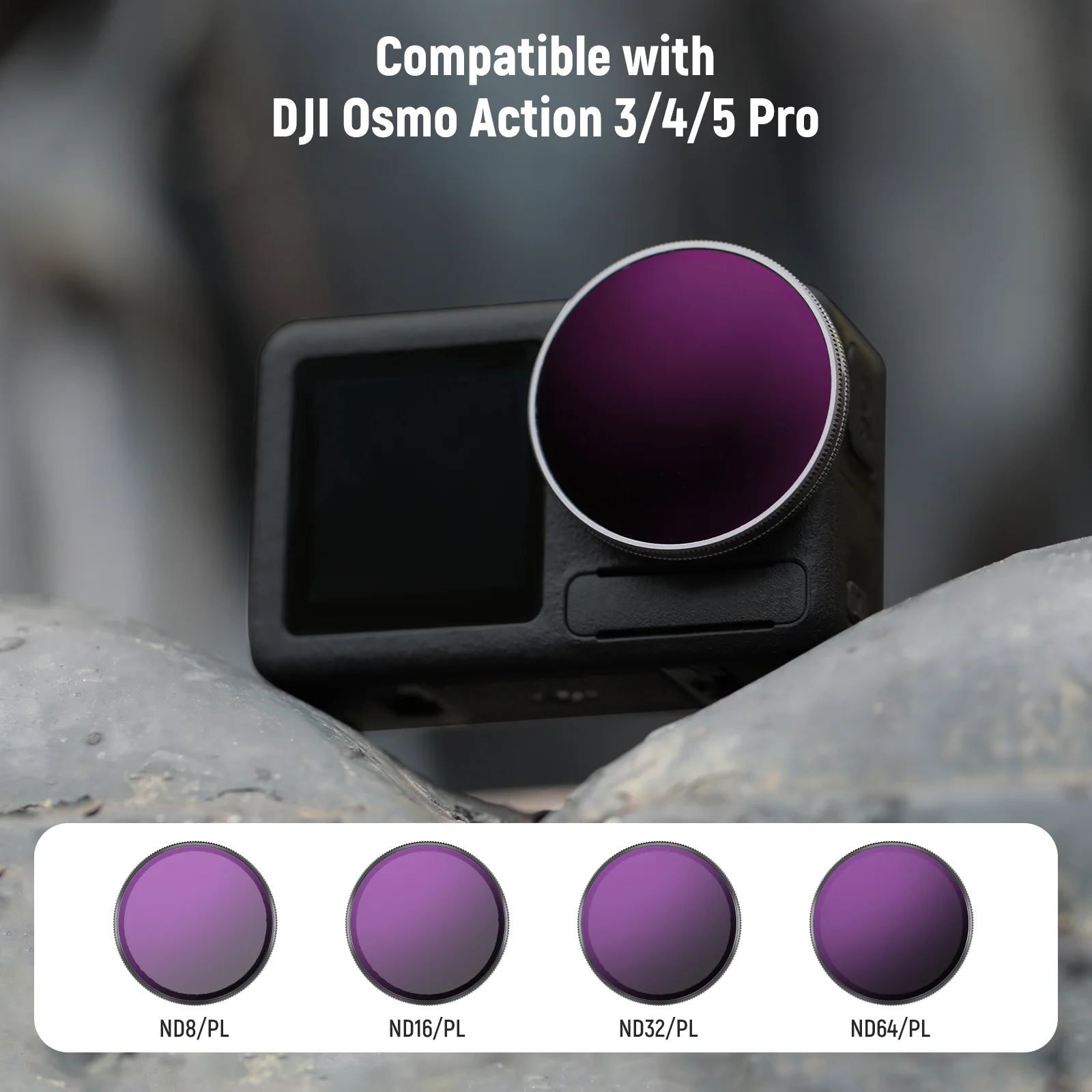 NEEWER ND&CPL ND/PL Filter Set for Action 3/4/5 Pro - Image 3