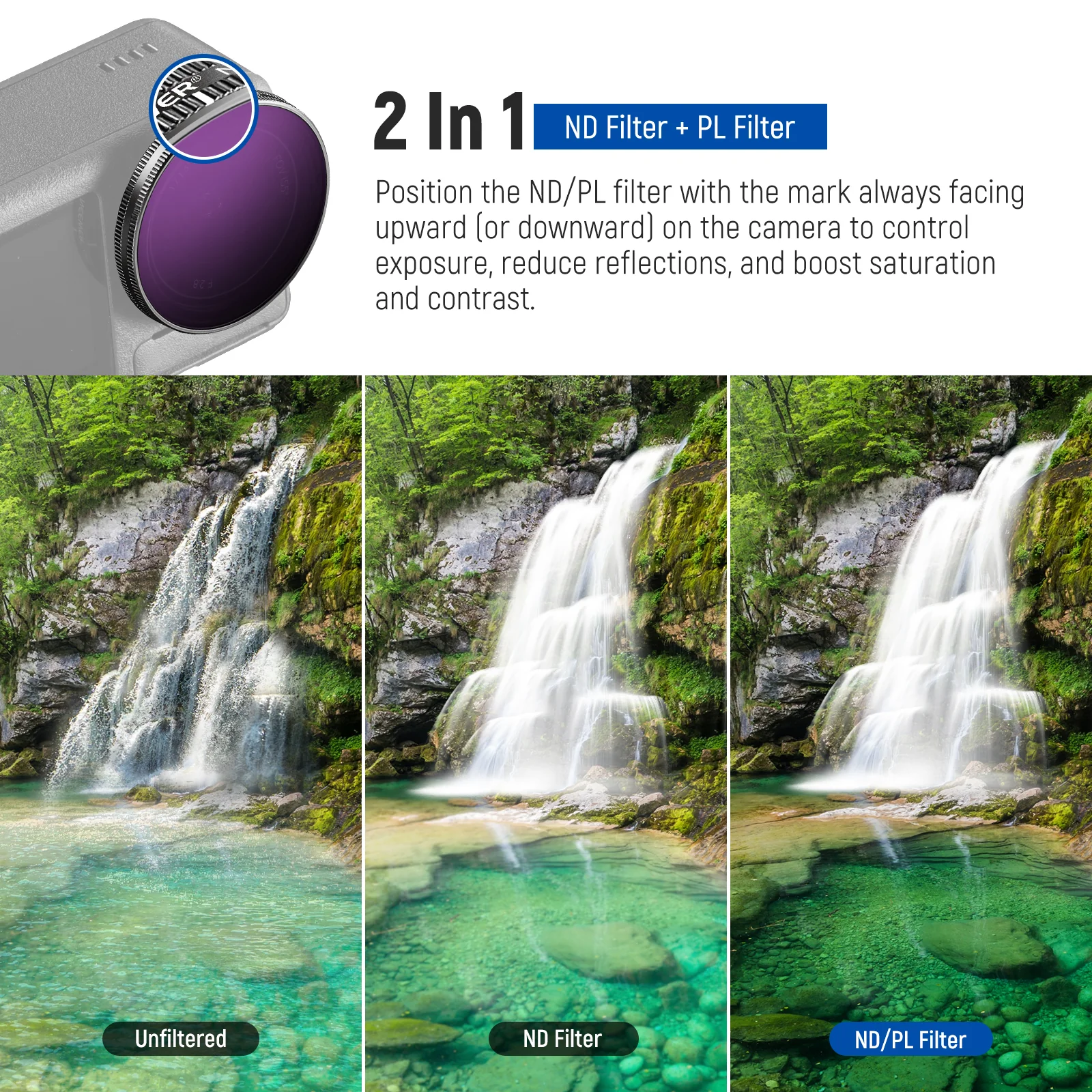 NEEWER ND&CPL ND/PL Filter Set for Action 3/4/5 Pro - Image 5