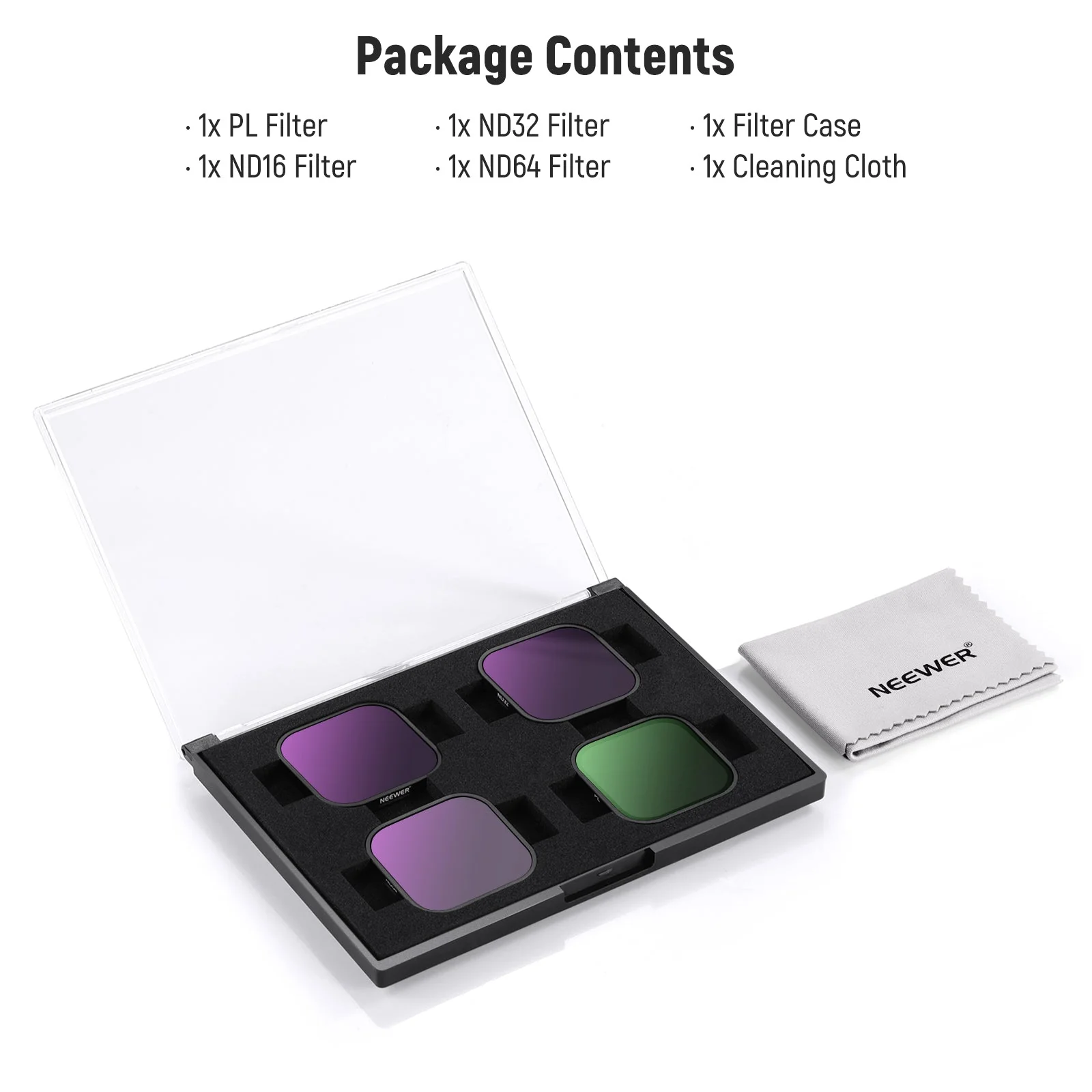 NEEWER 4 Pack ND & CPL Filter Set compatible with insta360 Ace Pro - Image 9