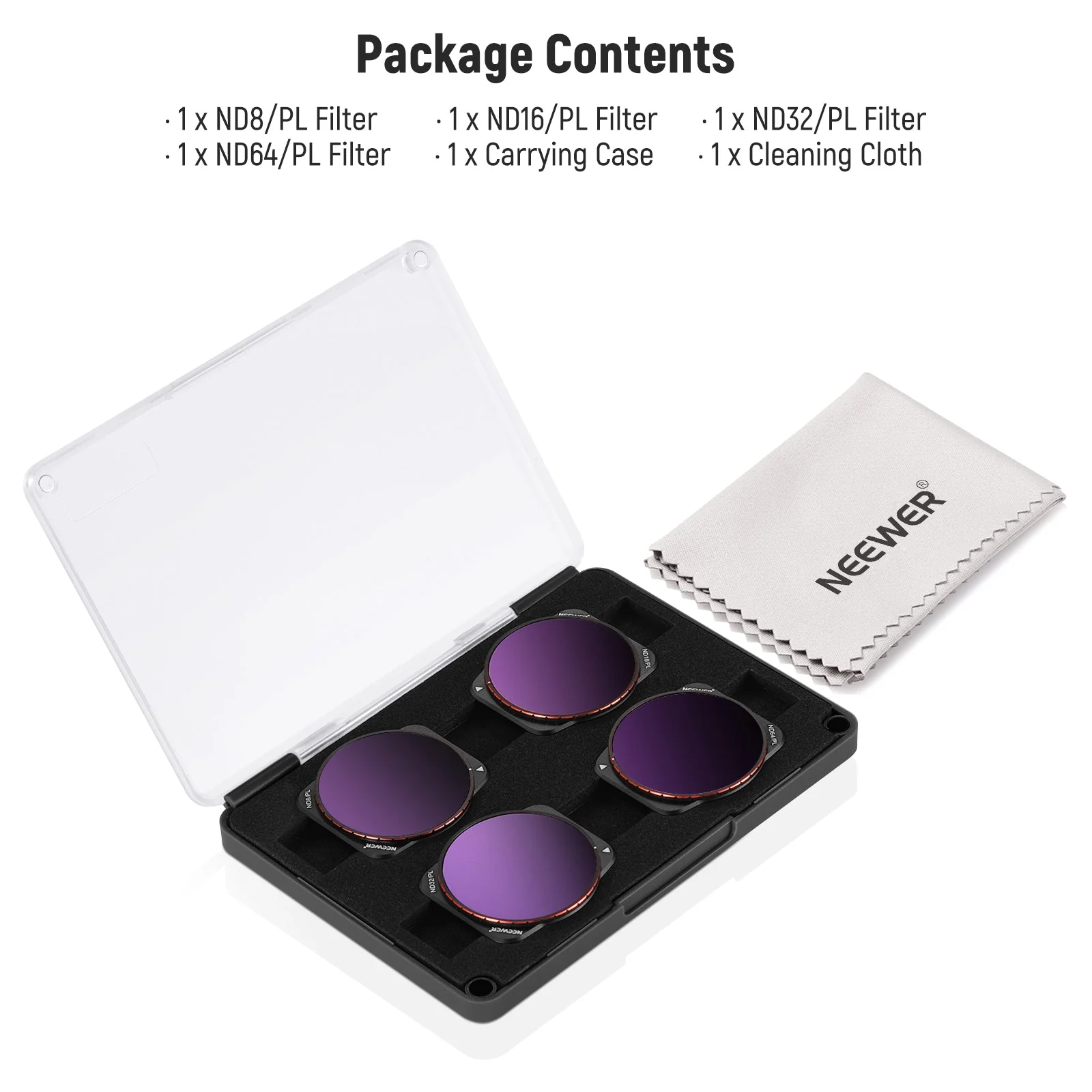 NEEWER 4 Pack ND/PL Filters Set for DJI Air 3 - Image 9