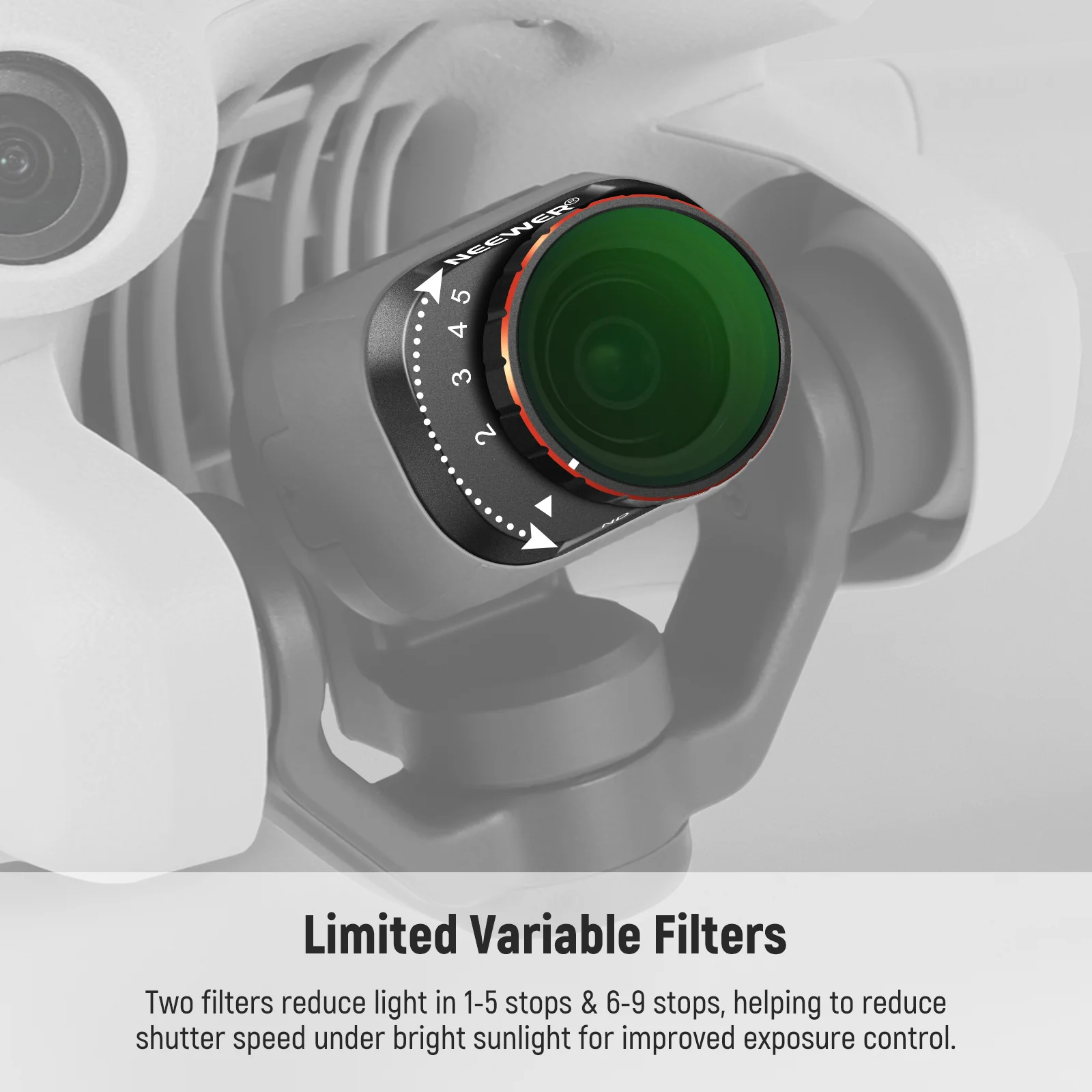 NEEWER 4 Pack Variable ND Filter Set compatible with DJI Mini 4 Pro - Image 2