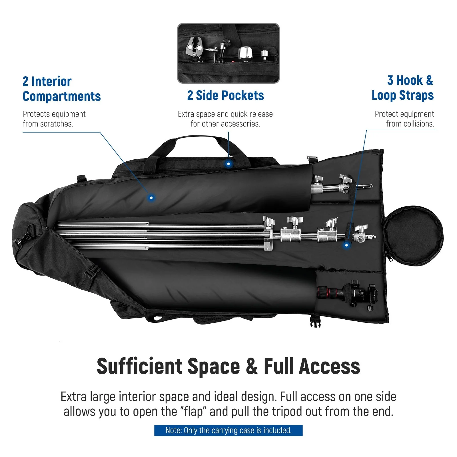 NEEWER 47.24"x 7.08"x7.08" Tripod Carrying Case - Image 2