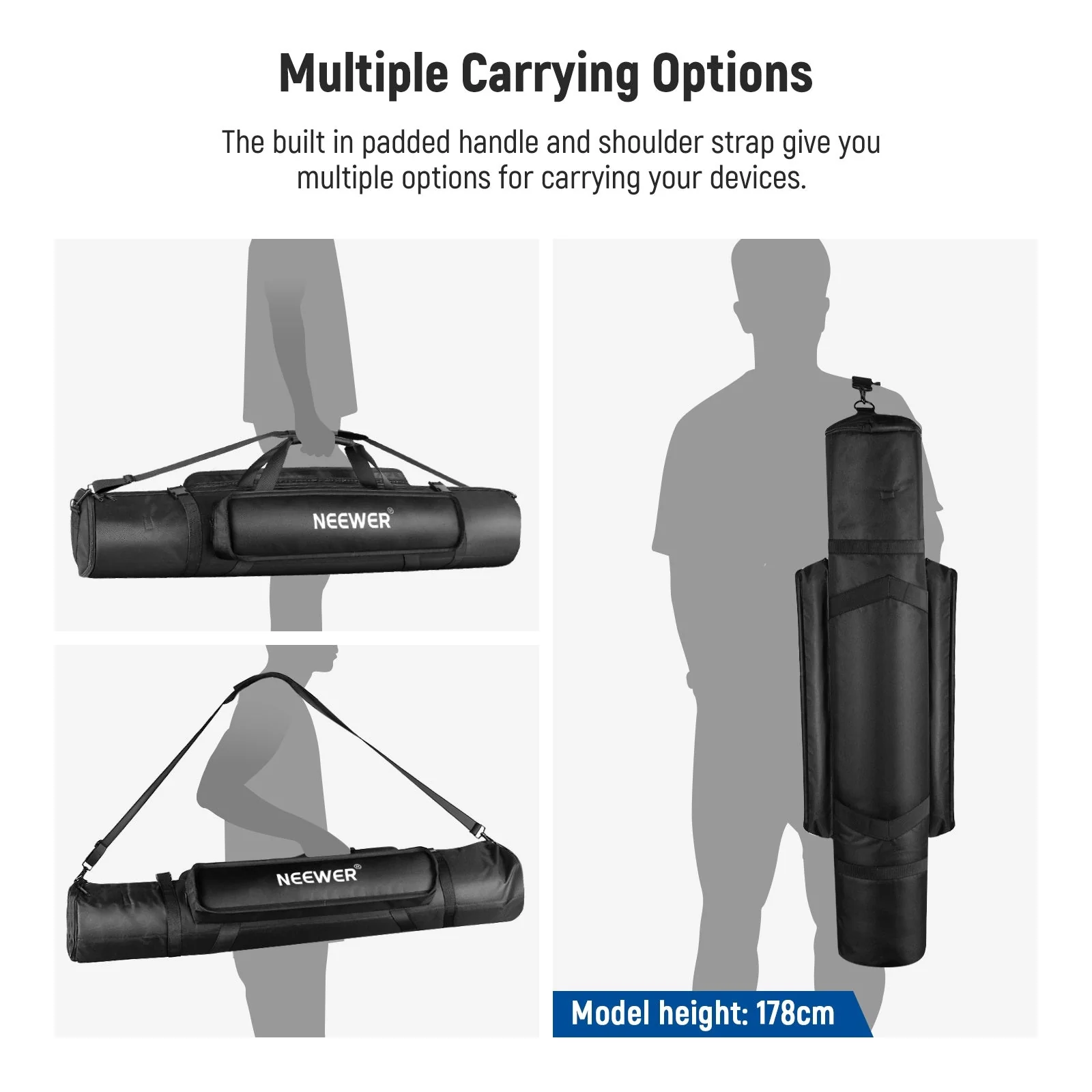 NEEWER 47.24"x 7.08"x7.08" Tripod Carrying Case - Image 7
