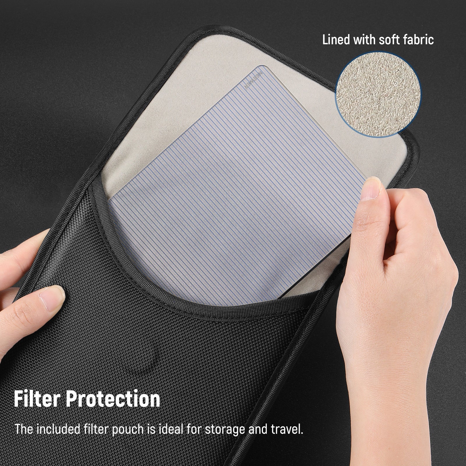 NEEWER 4"x5.65" Blue Streak Effect Square Filter - Image 8