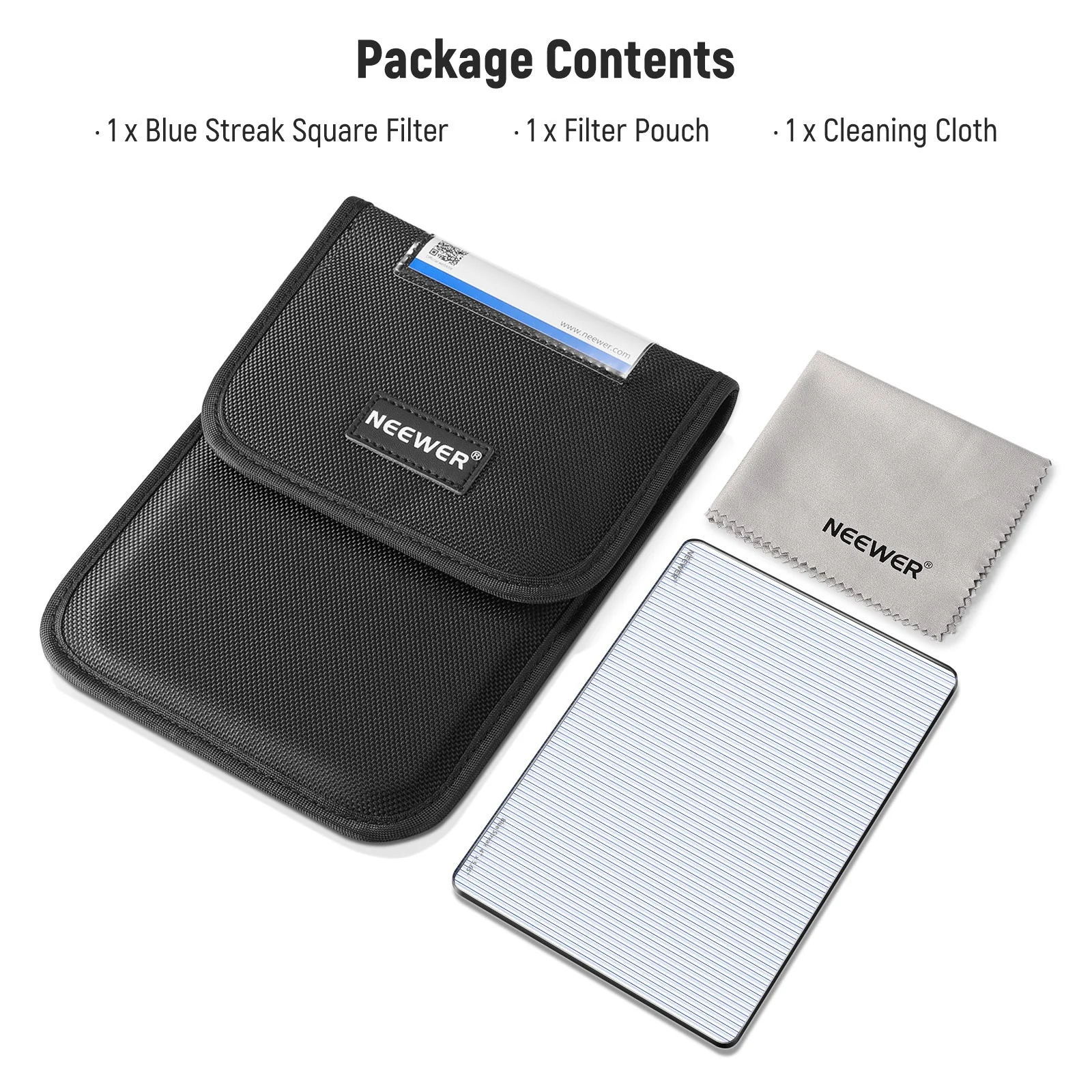 NEEWER 4"x5.65" Blue Streak Effect Square Filter - Image 9