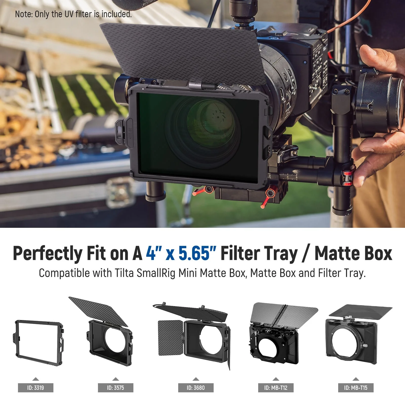 NEEWER 4"x5.65" Square UV Filter - Image 2