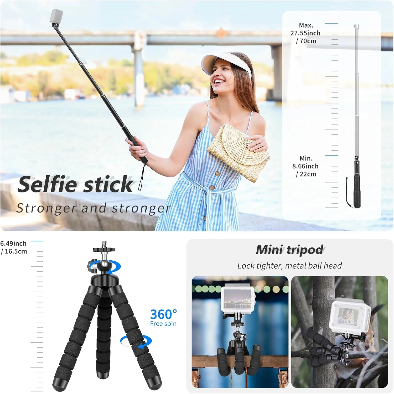 NEEWER 50 in 1 Action Camera Accessory Kit - Image 5