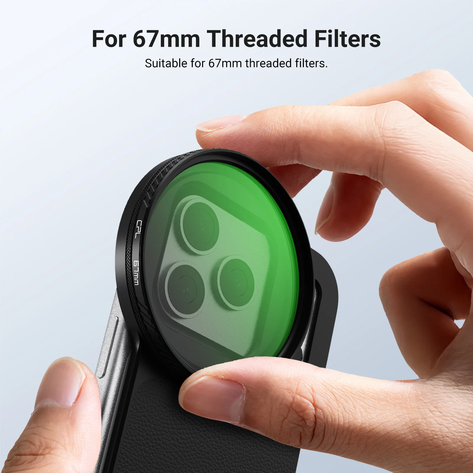 NEEWER FH-07 Magnetic Filter Backplate Kit For iPhone Standard & Pro Versions - Image 14