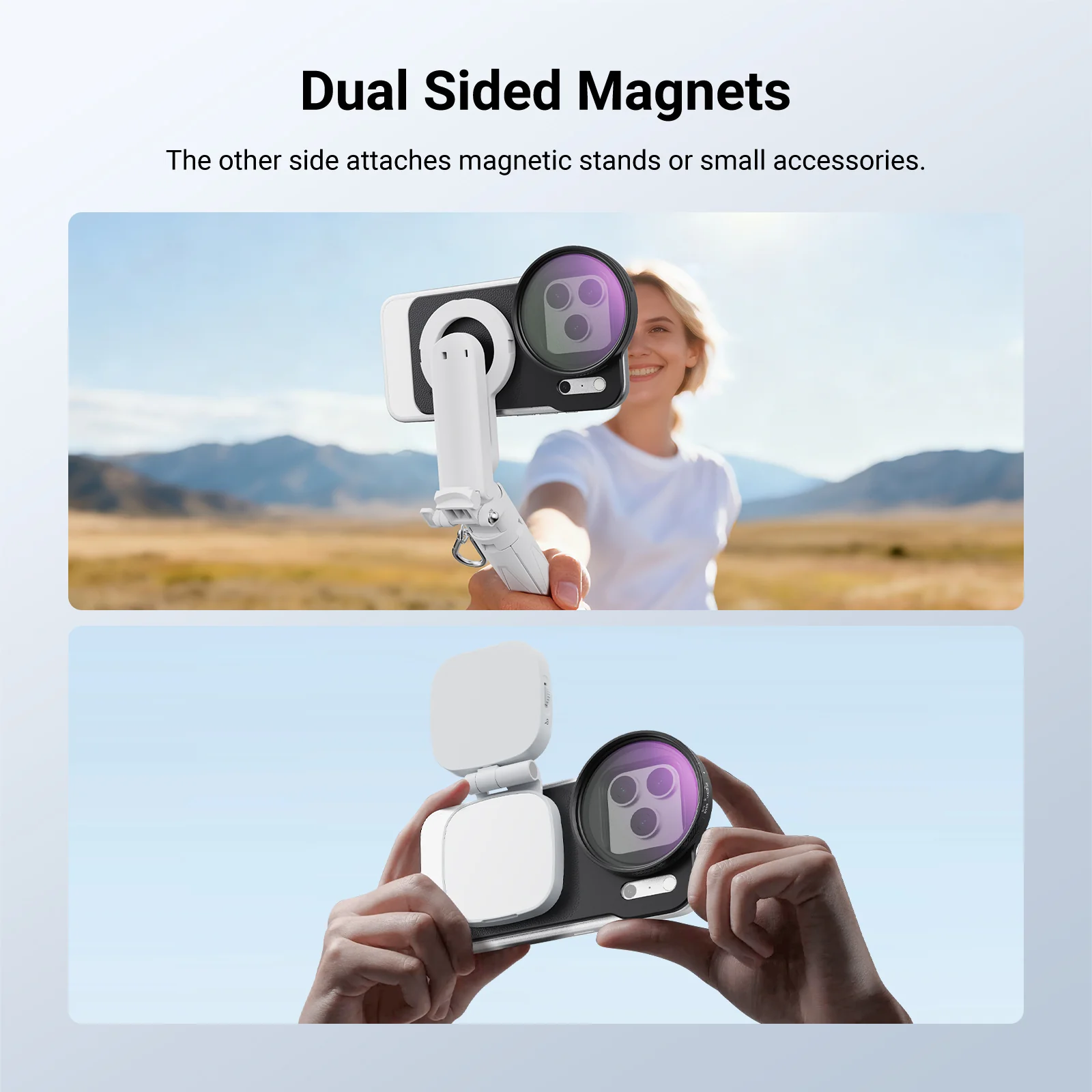 NEEWER FH-07 Magnetic Filter Backplate Kit For iPhone Standard & Pro Versions - Image 4