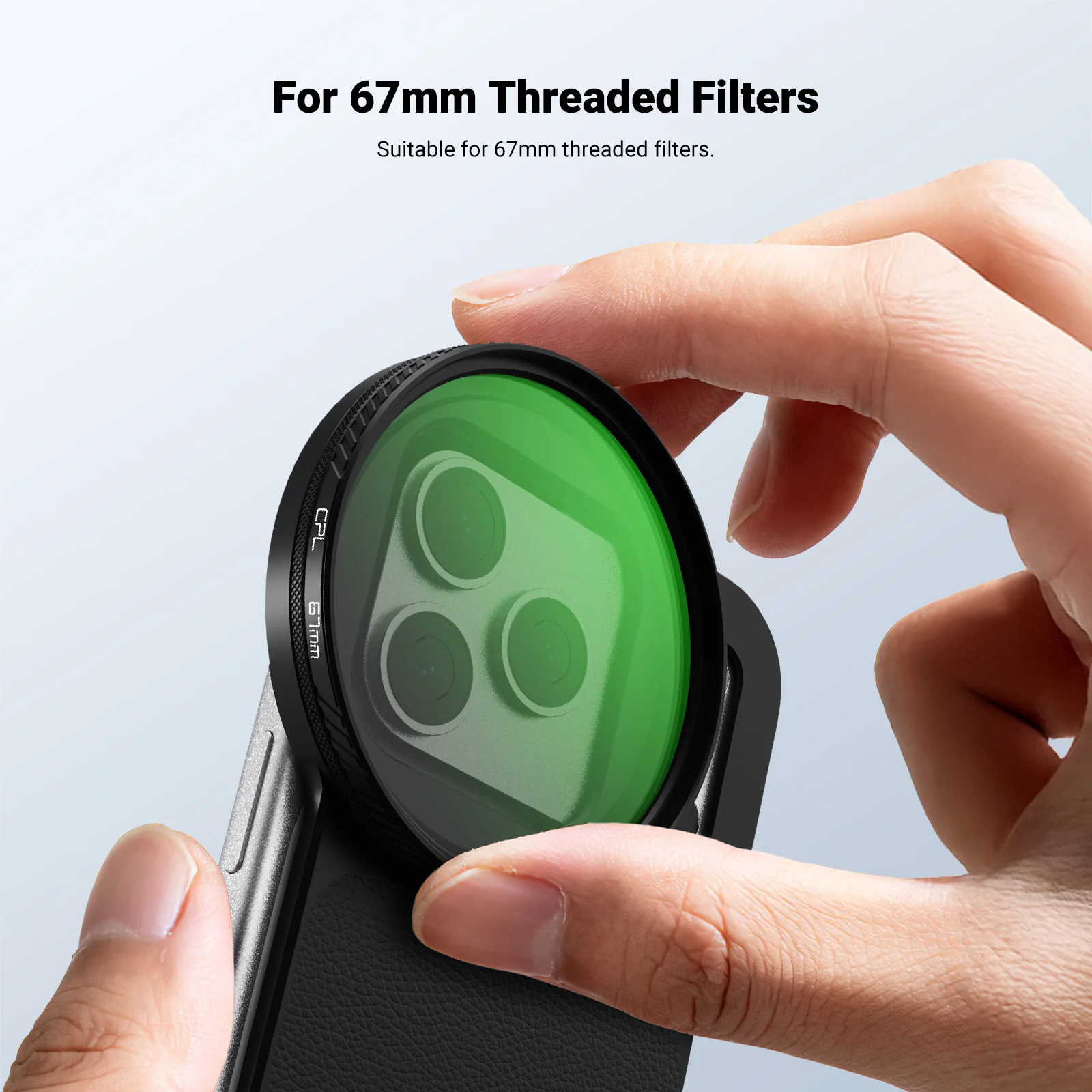 NEEWER FH-05 6.9" Magnetic Filter Backplate Kit For iPhone Pro Max & Plus Versions - Image 5
