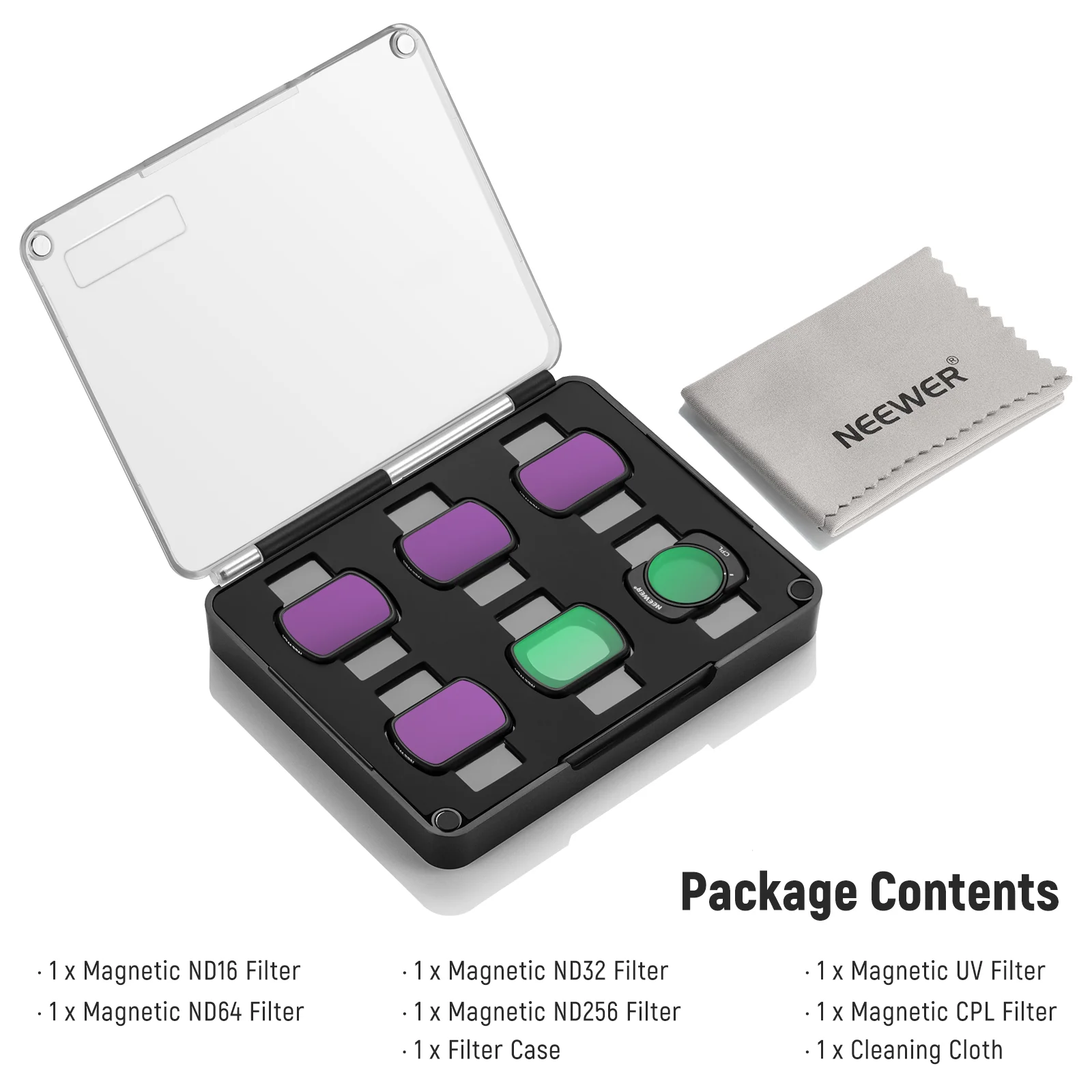 NEEWER 6 Pack Magnetic ND UV CPL Filters Set for DJI Pocket 3 / Pocket 4 - Image 18