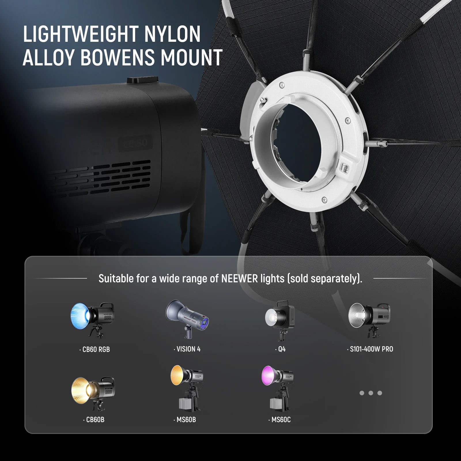 NEEWER 45cm/65cm/90cm Quick Release Octagonal Softbox - Image 14