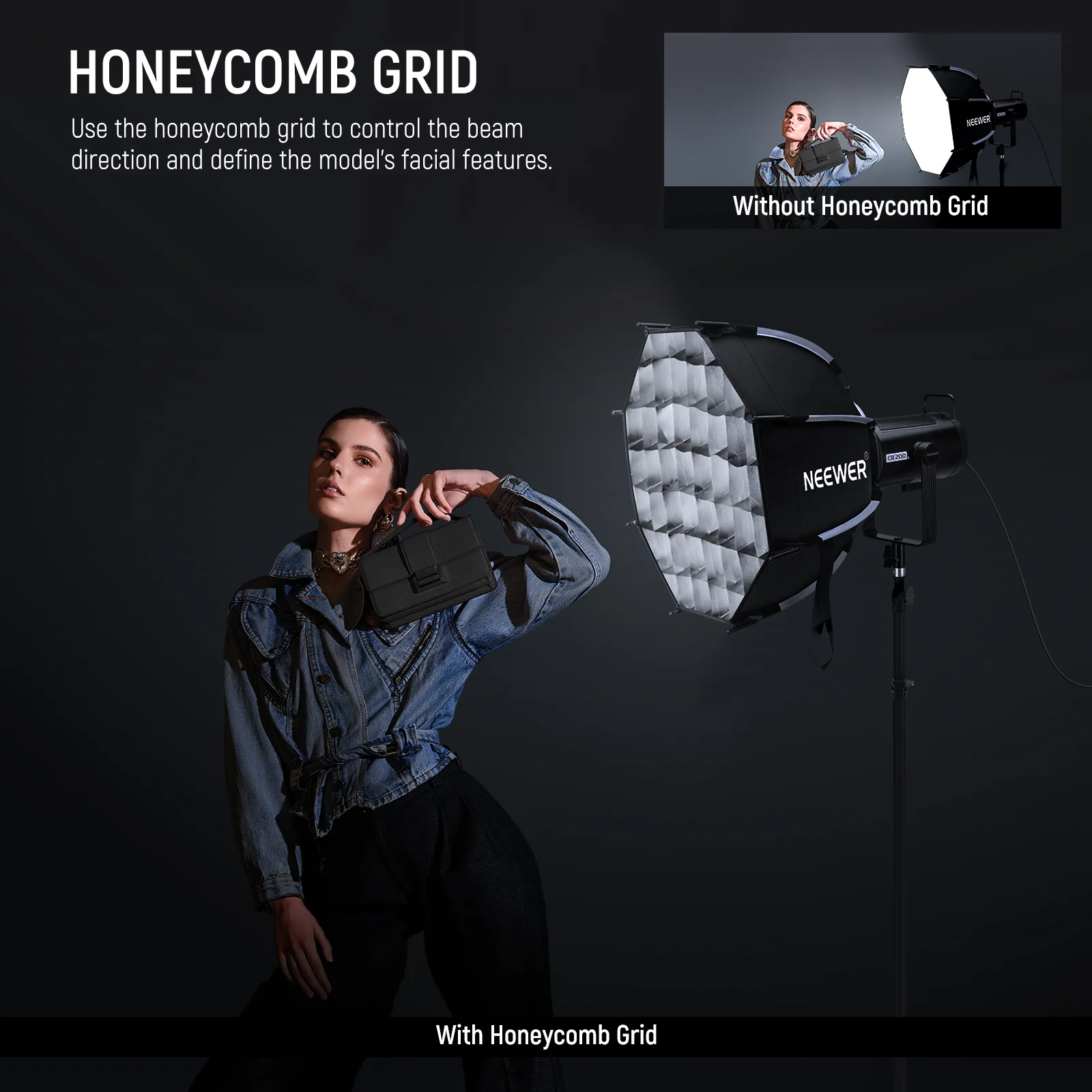 NEEWER 45cm/65cm/90cm Quick Release Octagonal Softbox - Image 26