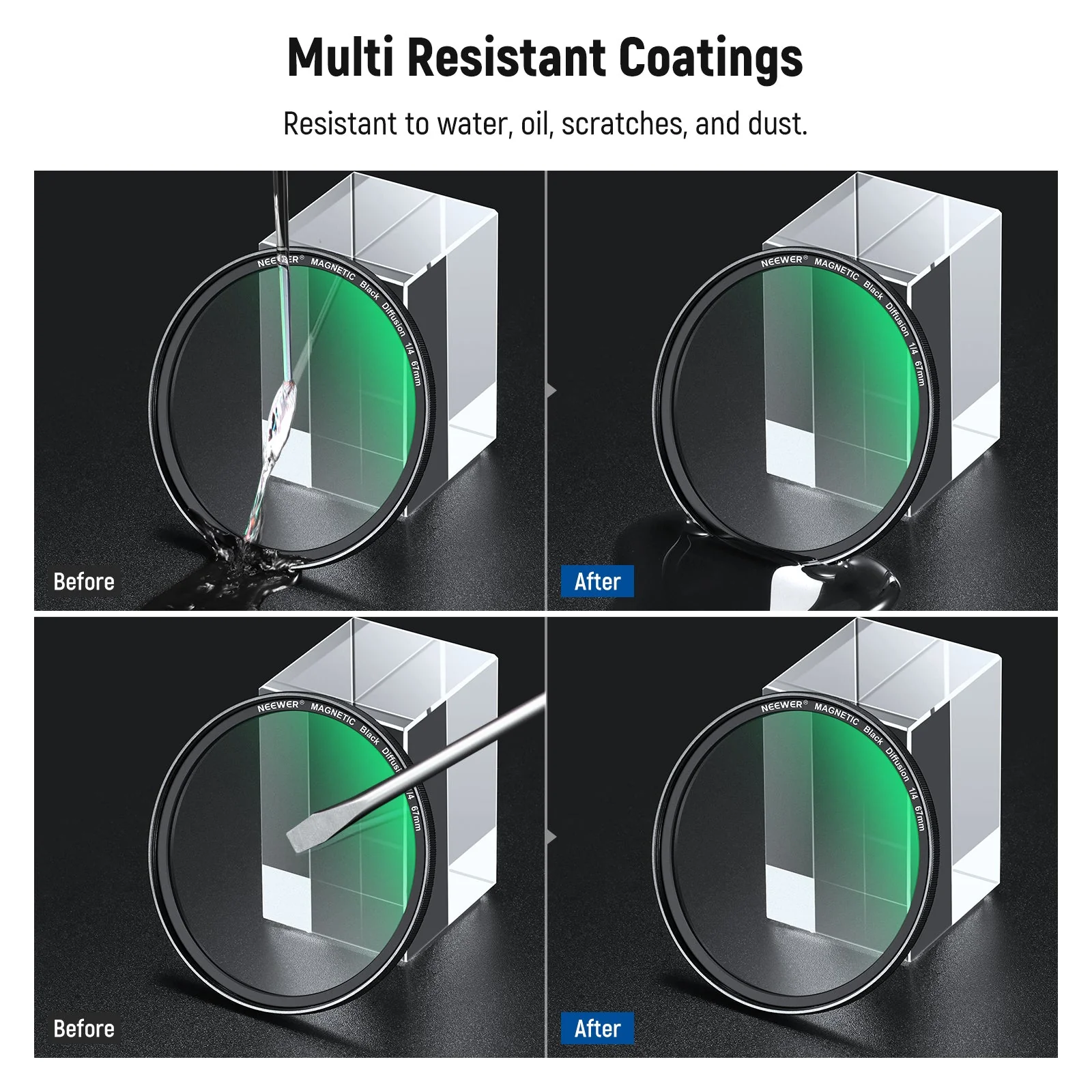 NEEWER 67mm Filter Set For iPhone 16 Pro/16 Pro Max Cage (PA073/PA074) - Image 15