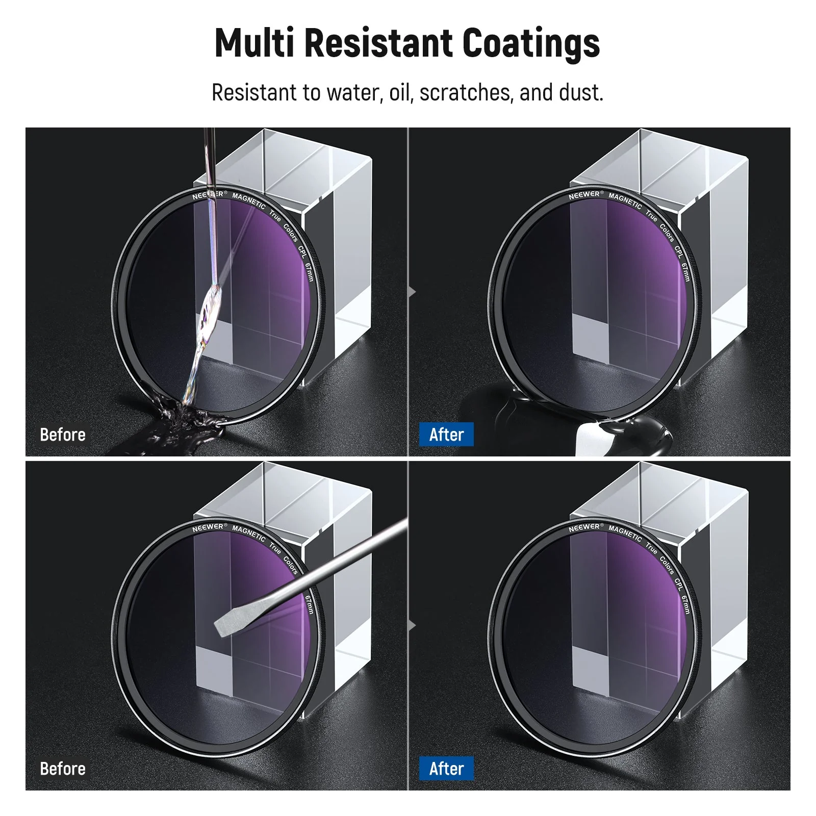 NEEWER 67mm Filter Set For iPhone 16 Pro/16 Pro Max Cage (PA073/PA074) - Image 7