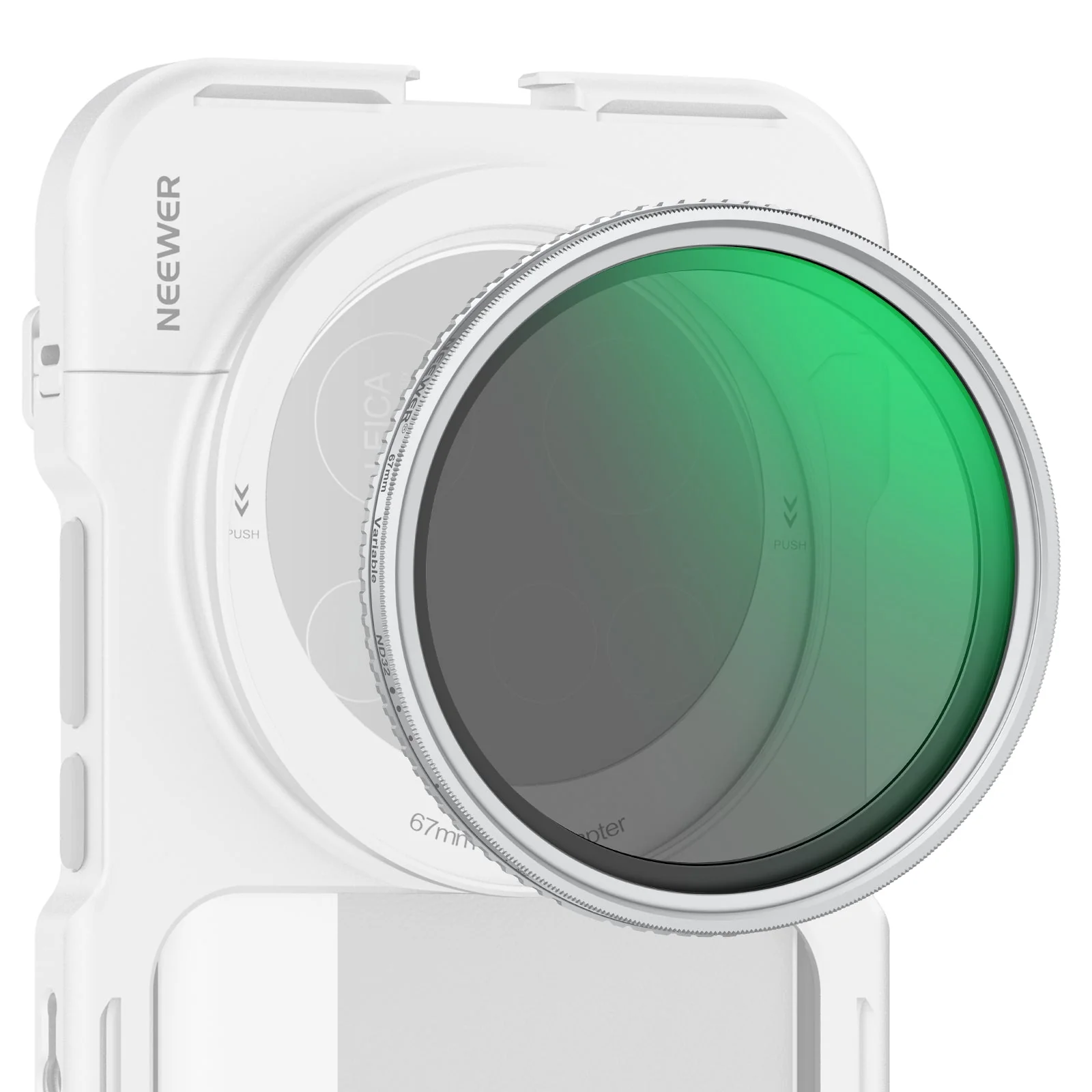 NEEWER 67mm HD Variable ND2-32 Filter for Camera & Phone