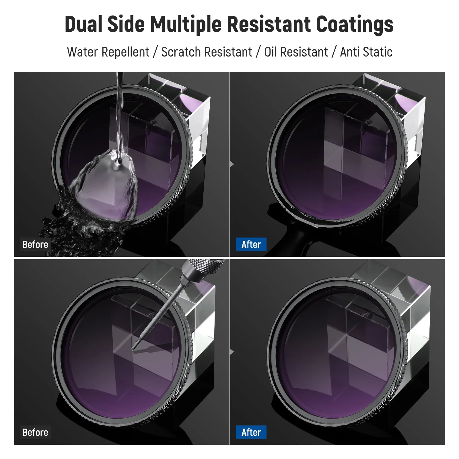 NEEWER 67mm Magnetic ND2-32 Filter for Samsung S23 S22 Ultra Cage - Image 7