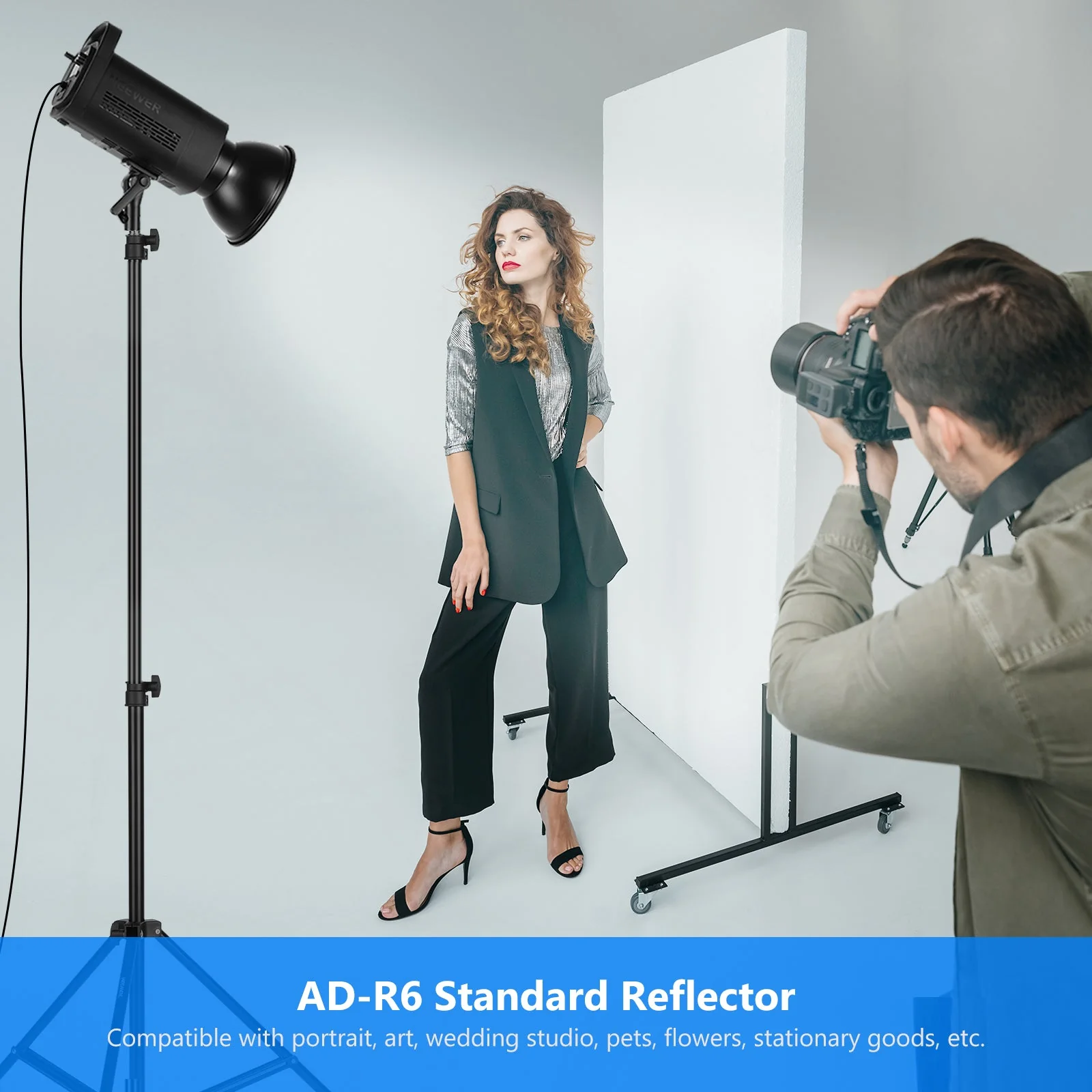 NEEWER 7 inch/18CM Standard Reflector Diffuser Lamp Shade Dish - Image 6