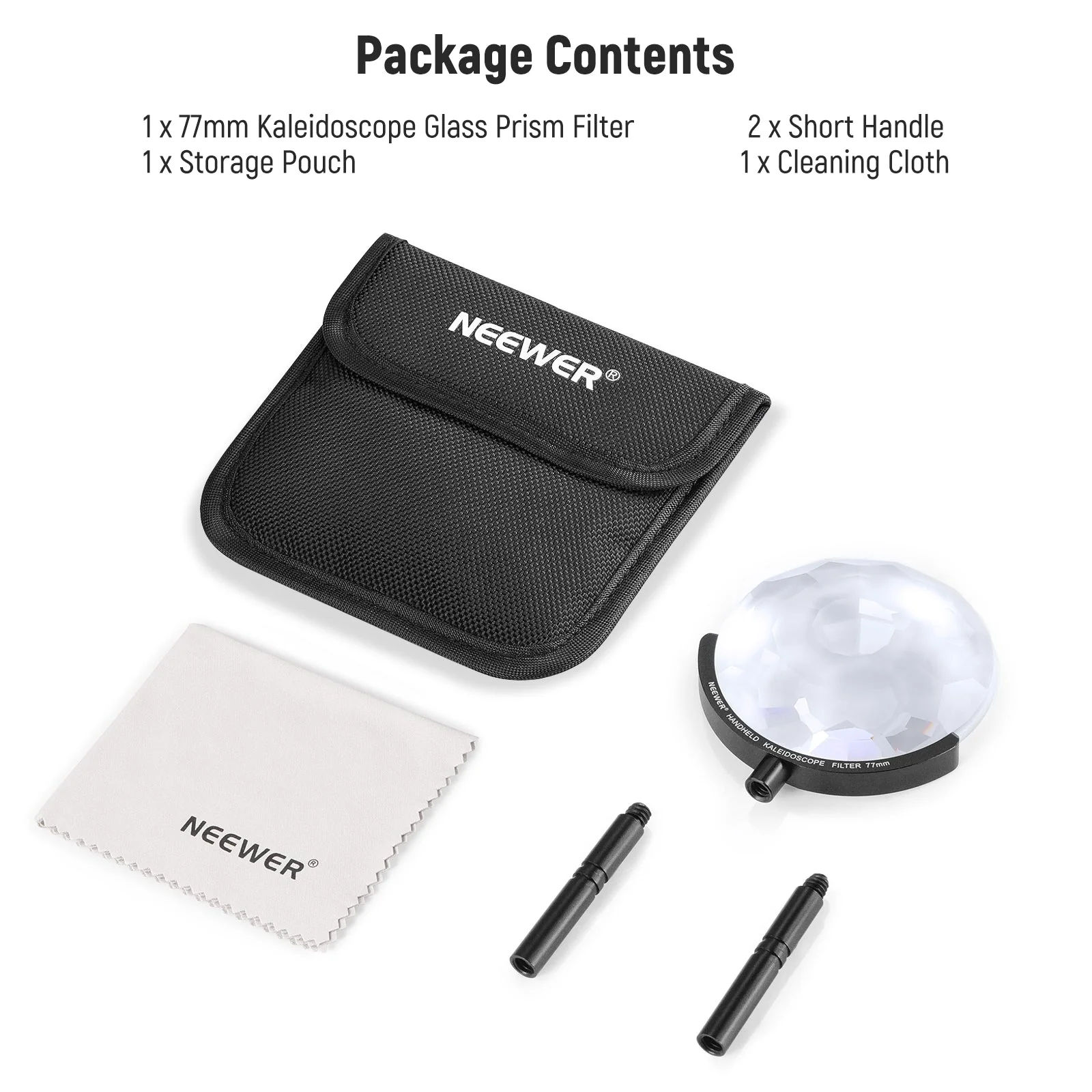 NEEWER 77mm Handheld Kaleidoscope Prism Lens Filter - Image 8